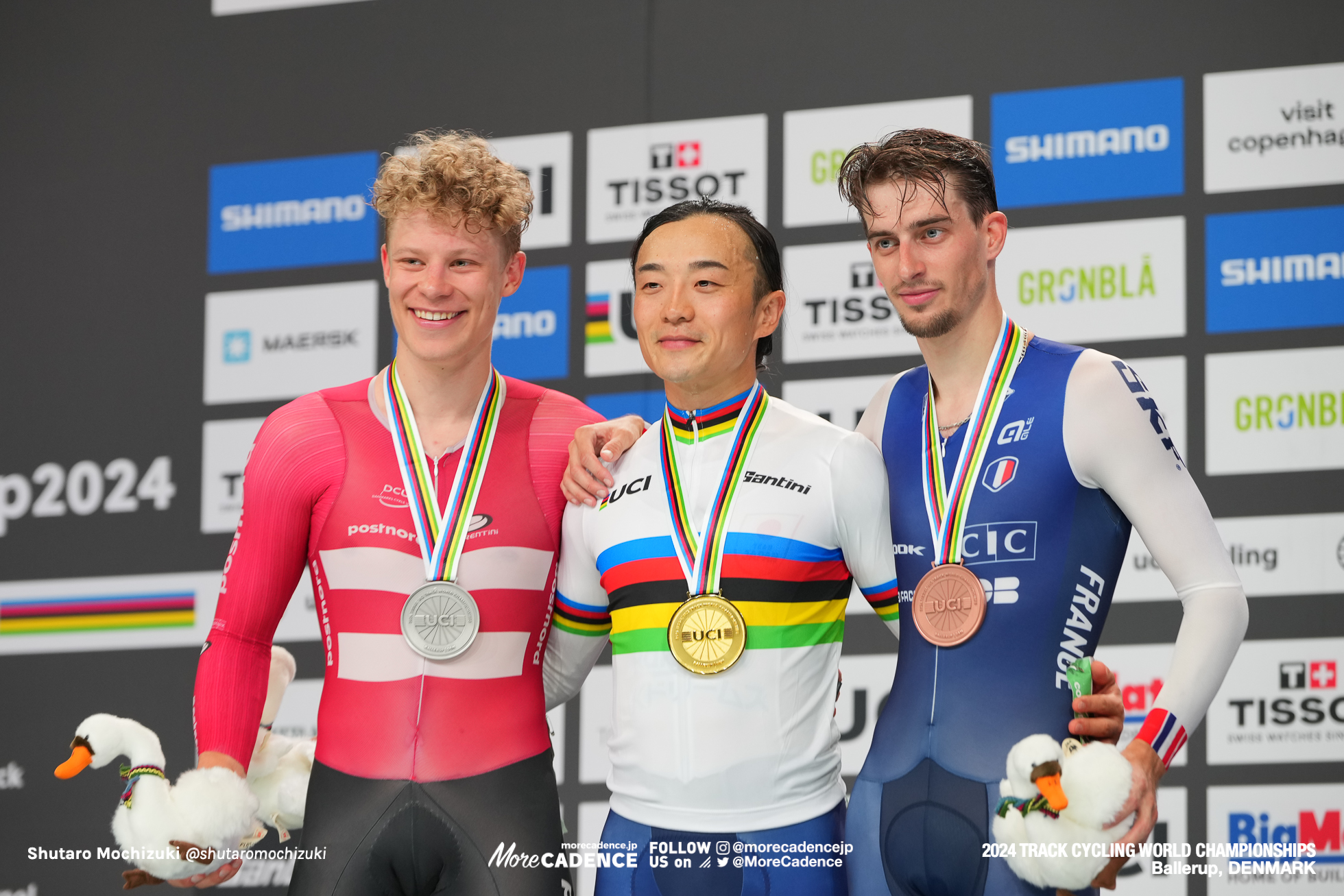 窪木一茂,トビアス・ハンセン,Tobias Hansen,クリモン・プティ,Clement Petit,男子スクラッチ, Men's Scratch Race, 2024世界選手権トラック バレラップ, 2024 UCI CYCLING WORLD CHAMPIONSHIPS TRACK