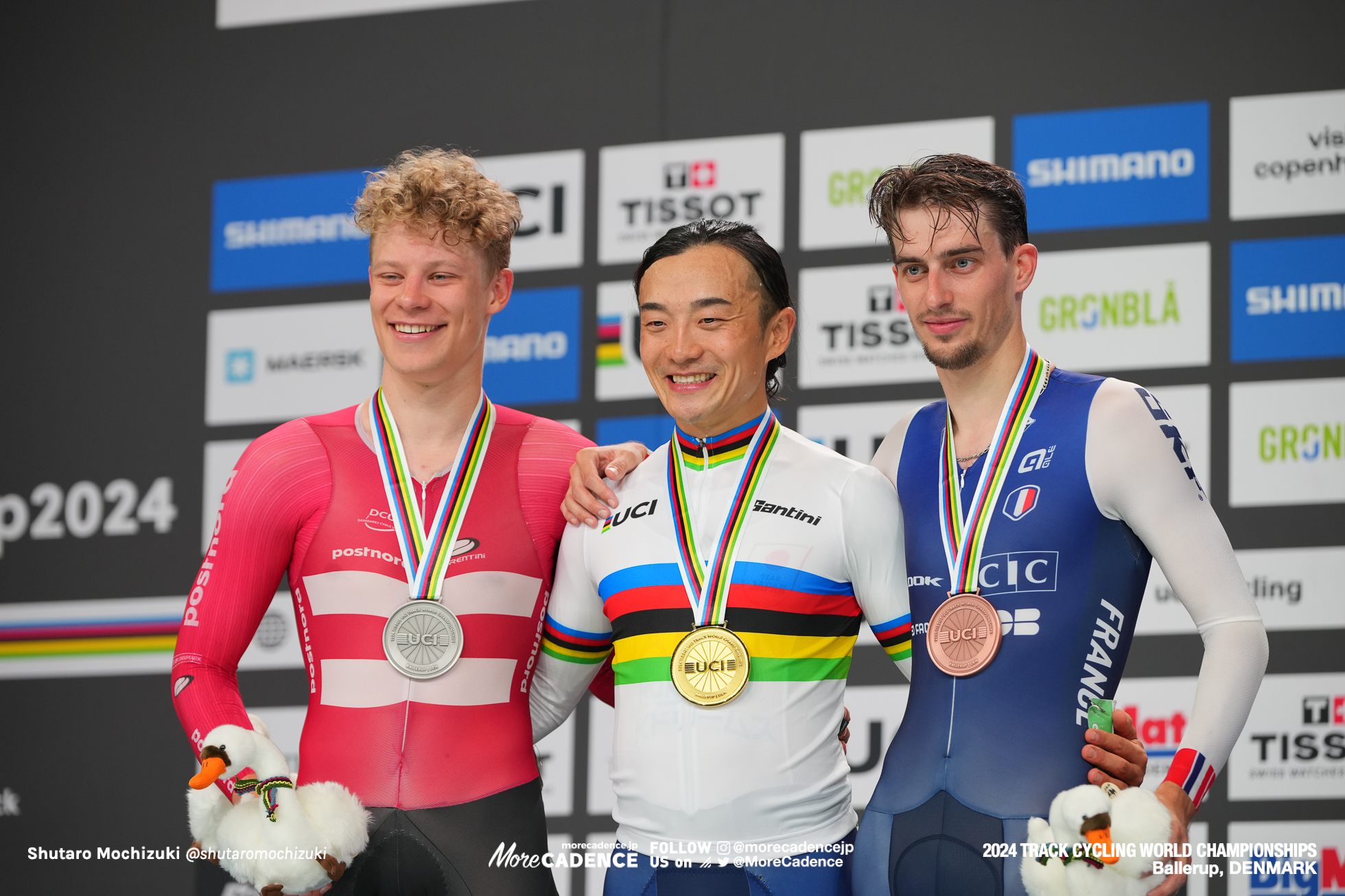 窪木一茂,トビアス・ハンセン,Tobias Hansen,クリモン・プティ,Clement Petit,男子スクラッチ, Men's Scratch Race, 2024世界選手権トラック バレラップ, 2024 UCI CYCLING WORLD CHAMPIONSHIPS TRACK