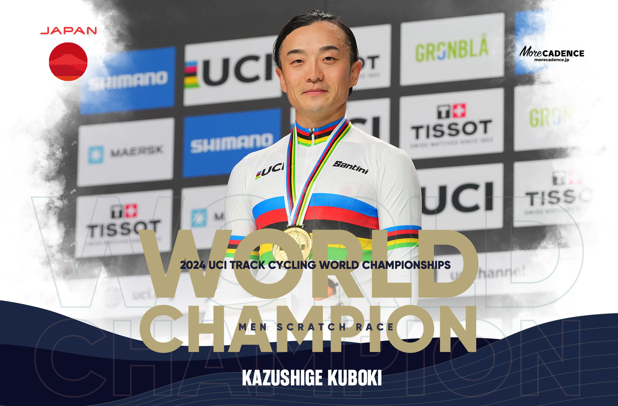 窪木一茂,男子スクラッチ, Men's Scratch Race, 2024世界選手権トラック バレラップ, 2024 UCI CYCLING WORLD CHAMPIONSHIPS TRACK