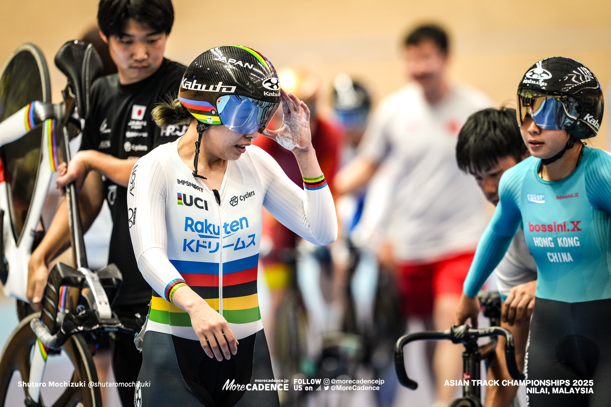 佐藤水菜, SATO MINA, 楊礎搖 イェン・チョーユ,Yeung Cho Yiu,女子ケイリン , Women’s Keirin,2025アジア選手権トラック, 2025 ASIAN TRACK CYCLING CHAMPIONSHIPS, Nilai, Malaysia