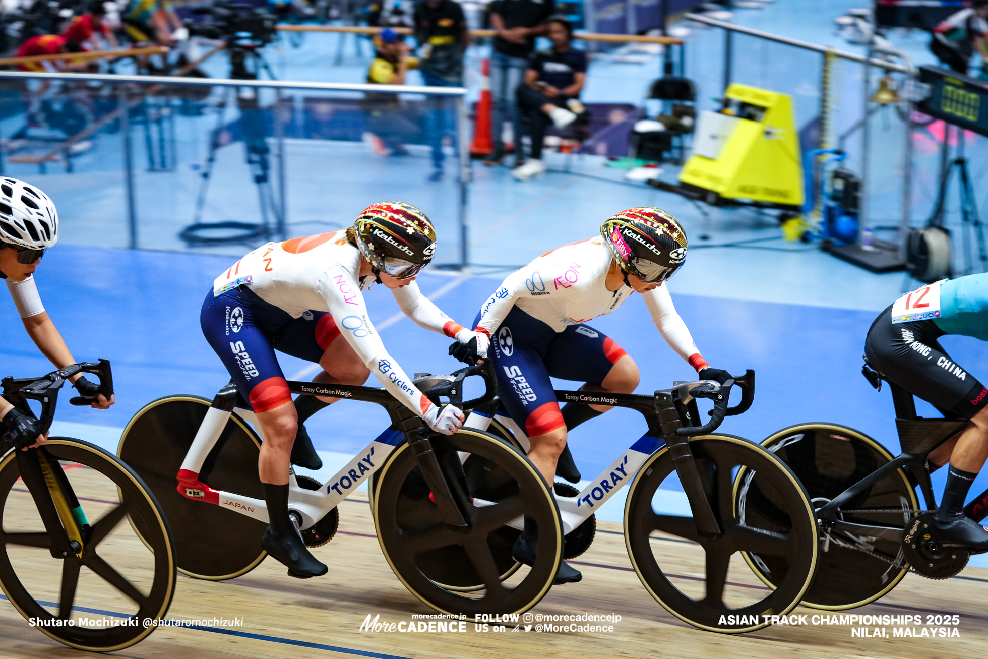 内野艶和, UCHINO Tsuyaka, 梶原悠未, KAJIHARA Yumi, 女子マディソン, WOMEN'S Madison, 2025アジア選手権トラック, 2025 ASIAN TRACK CYCLING CHAMPIONSHIPS, Nilai, Malaysia