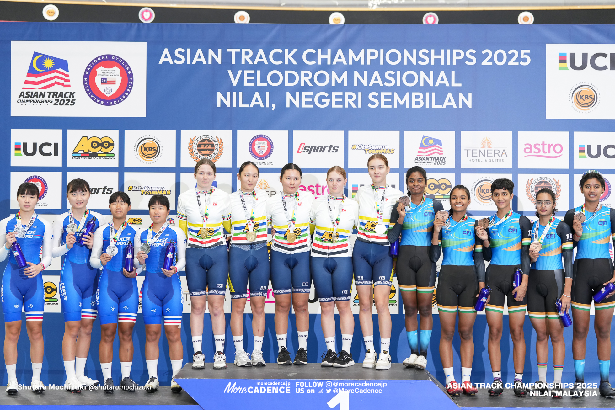 女子チームパシュート, 2025アジア選手権トラック ジュニア, 2025 ASIAN TRACK CYCLING CHAMPIONSHIPS JUNIOR, Nilai, Malaysia