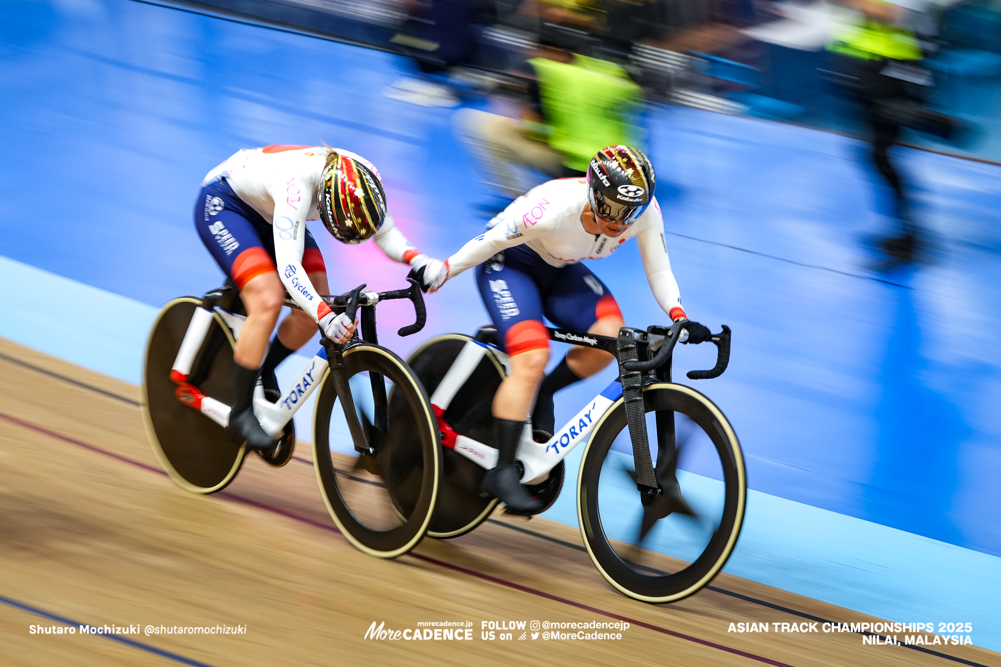 内野艶和, UCHINO Tsuyaka, 梶原悠未, KAJIHARA Yumi, 女子マディソン, WOMEN'S Madison, 2025アジア選手権トラック, 2025 ASIAN TRACK CYCLING CHAMPIONSHIPS, Nilai, Malaysia