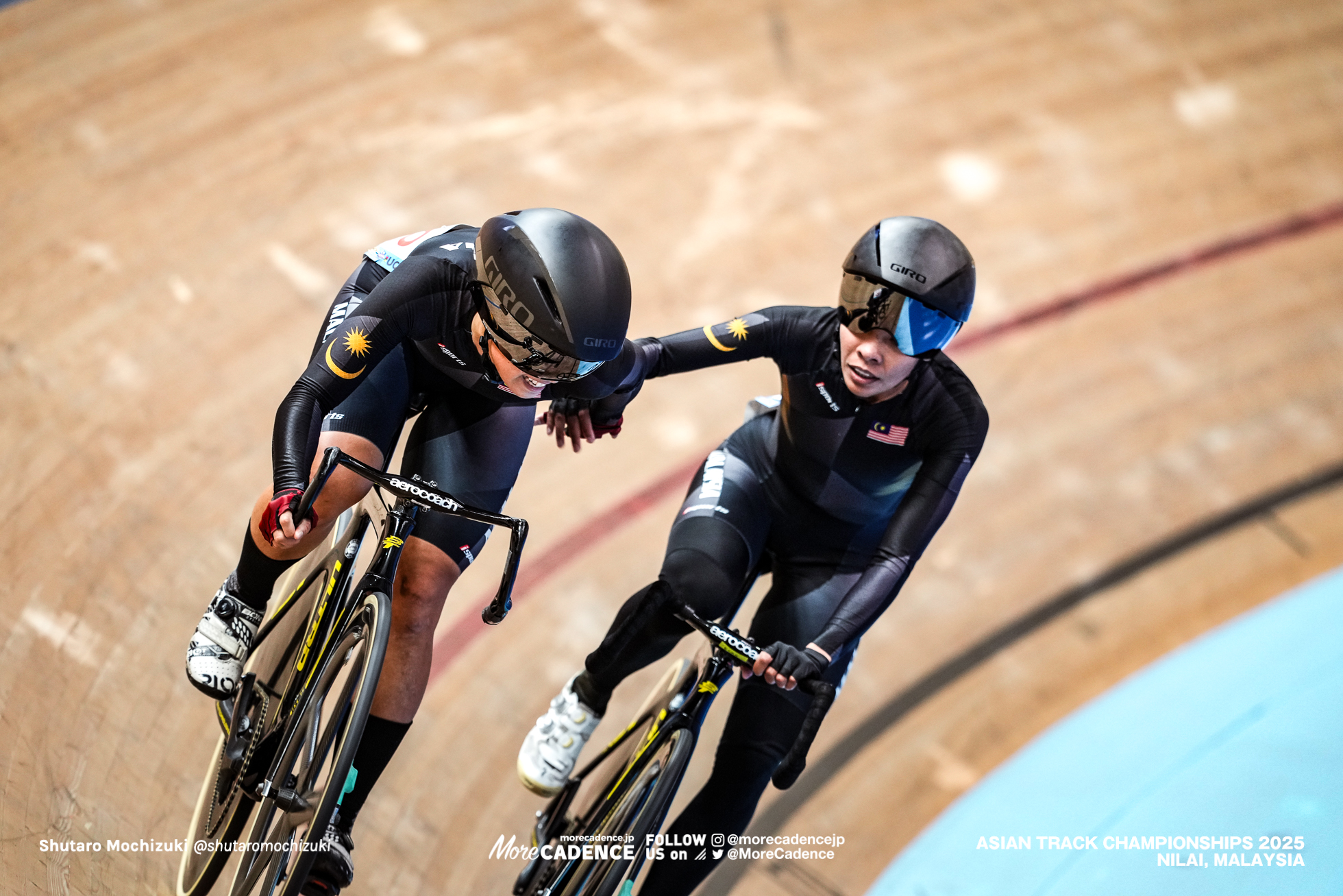 チフイ・ニョ,NYO Ci hui,ヌール アイーシャ・モハメド ズベイル,Nur Aisyah Mohamad Zubir,女子マディソン, WOMEN'S Madison, 2025アジア選手権トラック, 2025 ASIAN TRACK CYCLING CHAMPIONSHIPS, Nilai, Malaysia