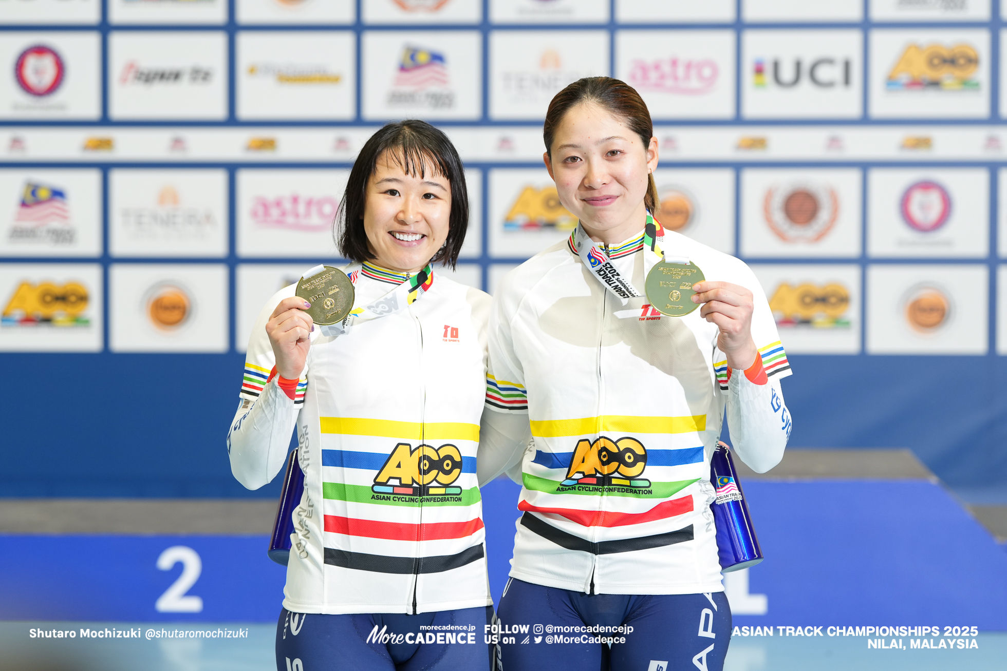 内野艶和, UCHINO Tsuyaka, 梶原悠未, KAJIHARA Yumi, 女子マディソン, WOMEN'S Madison, 2025アジア選手権トラック, 2025 ASIAN TRACK CYCLING CHAMPIONSHIPS, Nilai, Malaysia