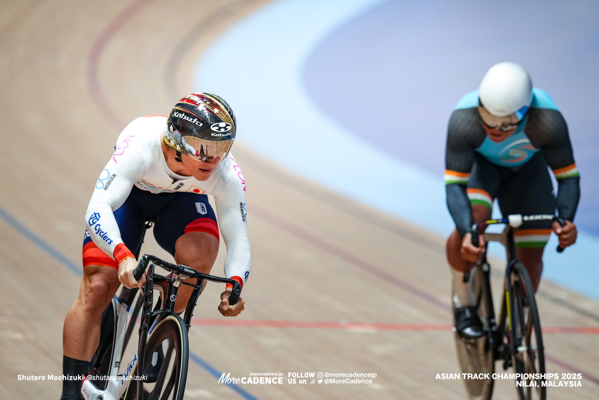 太田海也, OTA Kaiya, デイビッド・エルカスチューンゴ,David Elkathchoongo,男子スプリント , MEN'S Sprint Qualification 200mFTT, 2025アジア選手権トラック, 2025 ASIAN TRACK CYCLING CHAMPIONSHIPS, Nilai, Malaysia