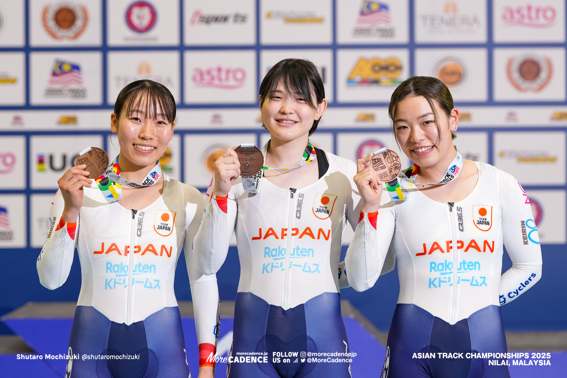 酒井亜樹, SAKAI Aki, 佐藤水菜, SATO MINA, 仲澤春香, Nakazawa Haruka,女子チームスプリント, WOMEN'S Team Sprint, 2025アジア選手権トラック, 2025 ASIAN TRACK CYCLING CHAMPIONSHIPS, Nilai, Malaysia