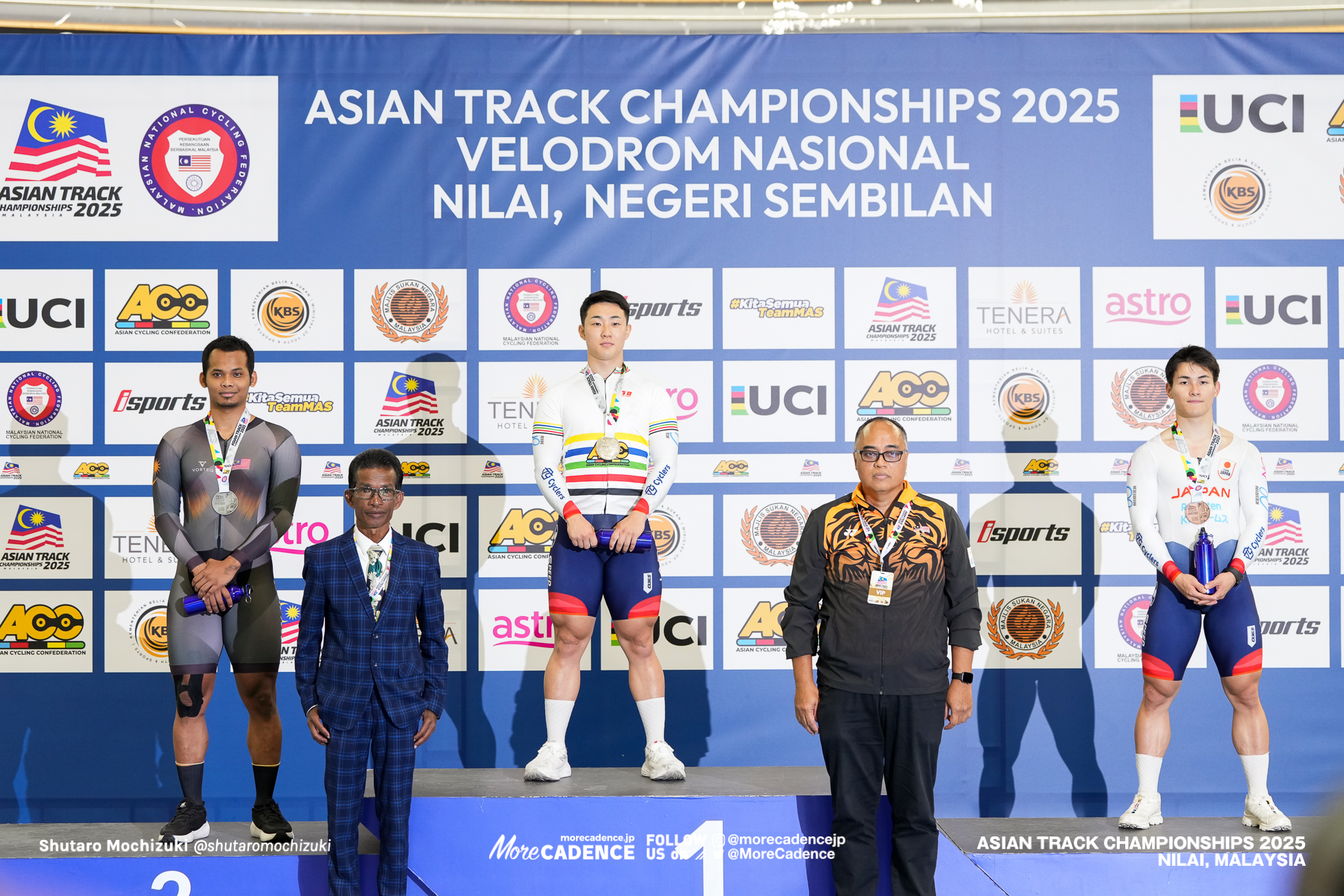 太田海也, OTA Kaiya, 中野慎詞,Nakano Shinji,ムハマド シャー・シャローム,Muhammad Shah Firdaus Sahrom,男子ケイリン , MEN'S Keirin,2025アジア選手権トラック, 2025 ASIAN TRACK CYCLING CHAMPIONSHIPS, Nilai, Malaysia