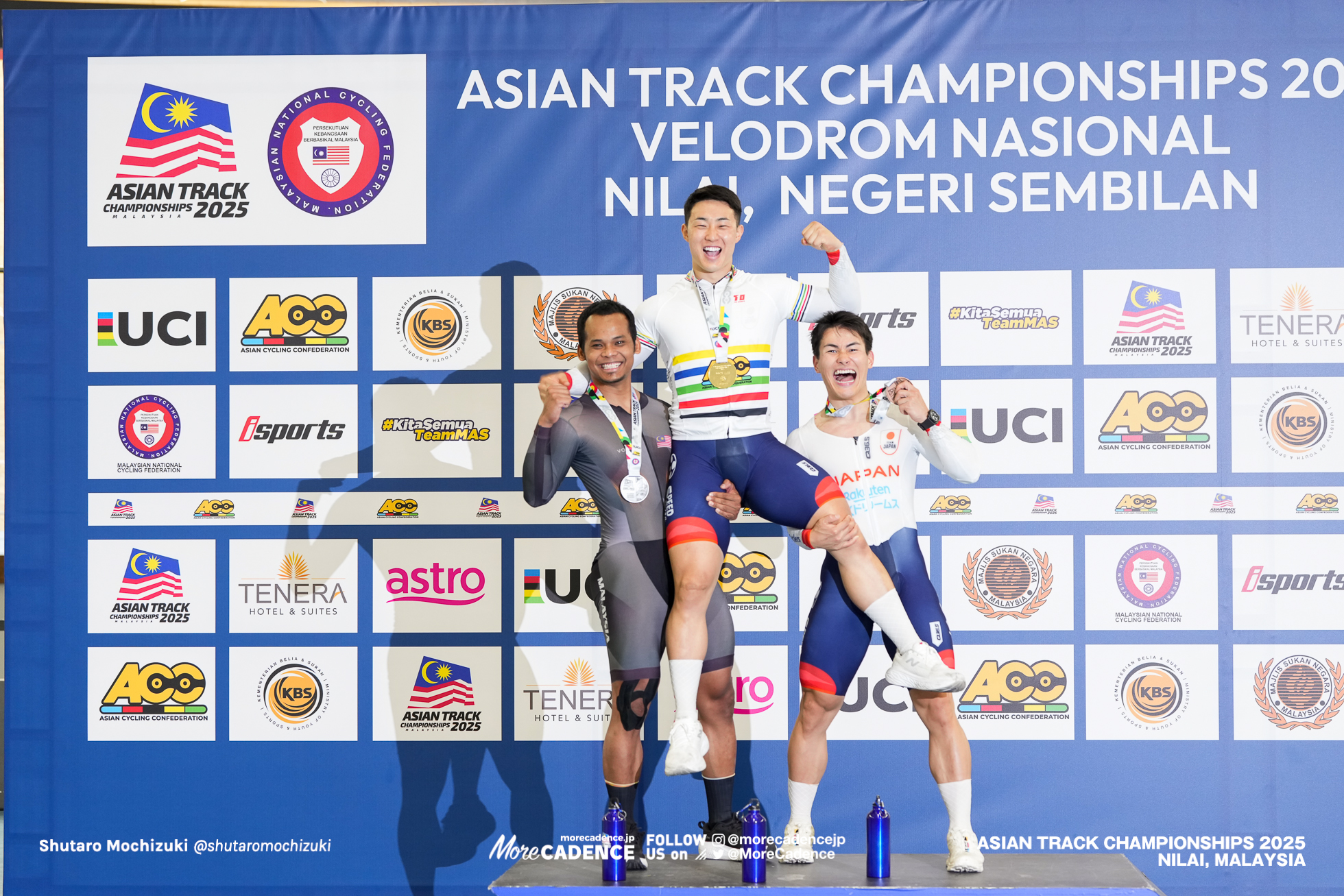 太田海也, OTA Kaiya, 中野慎詞,Nakano Shinji,ムハマド シャー・シャローム,Muhammad Shah Firdaus Sahrom,男子ケイリン , MEN'S Keirin,2025アジア選手権トラック, 2025 ASIAN TRACK CYCLING CHAMPIONSHIPS, Nilai, Malaysia