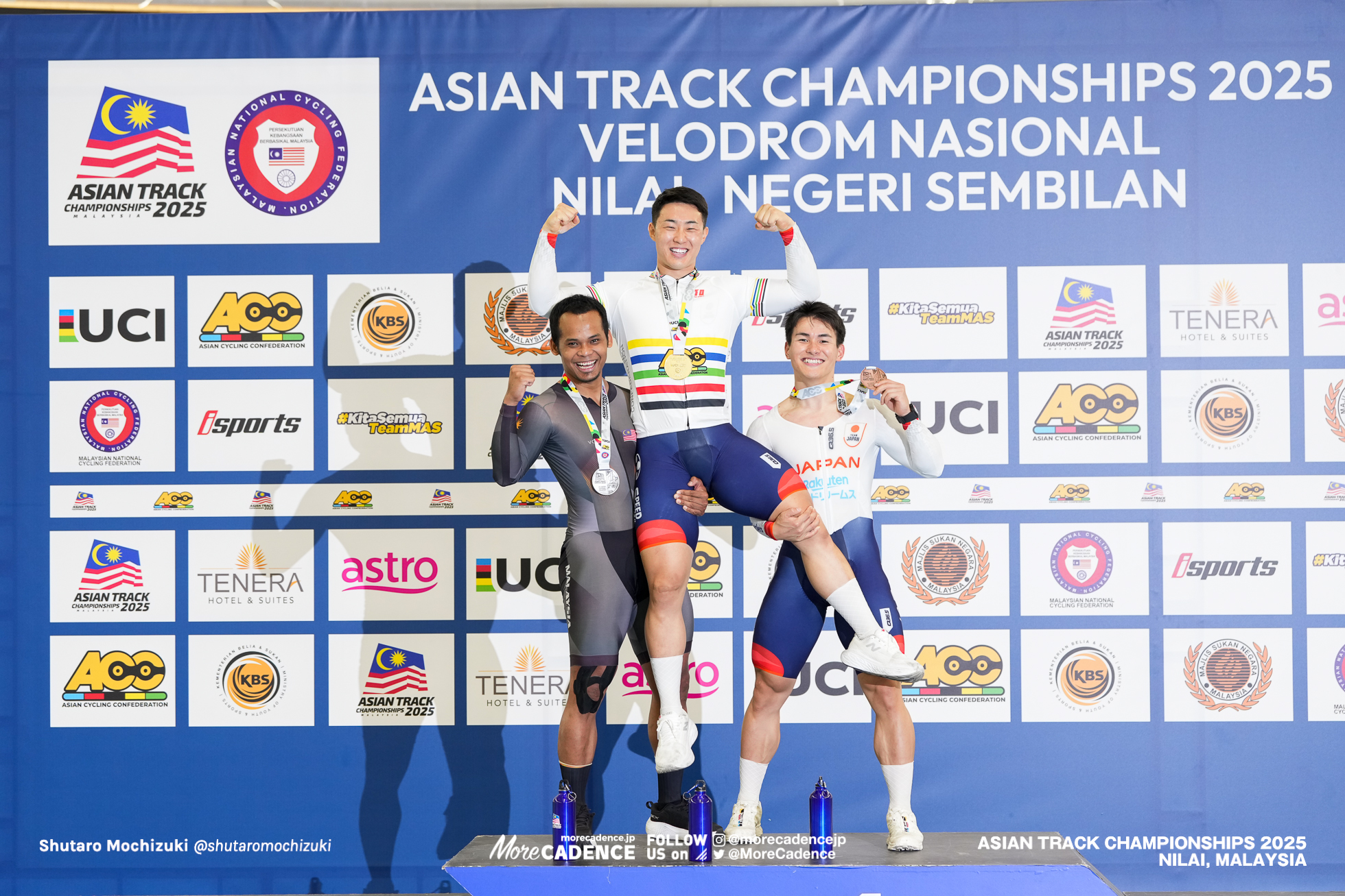 太田海也, OTA Kaiya, 中野慎詞,Nakano Shinji,ムハマド シャー・シャローム,Muhammad Shah Firdaus Sahrom,男子ケイリン , MEN'S Keirin,2025アジア選手権トラック, 2025 ASIAN TRACK CYCLING CHAMPIONSHIPS, Nilai, Malaysia