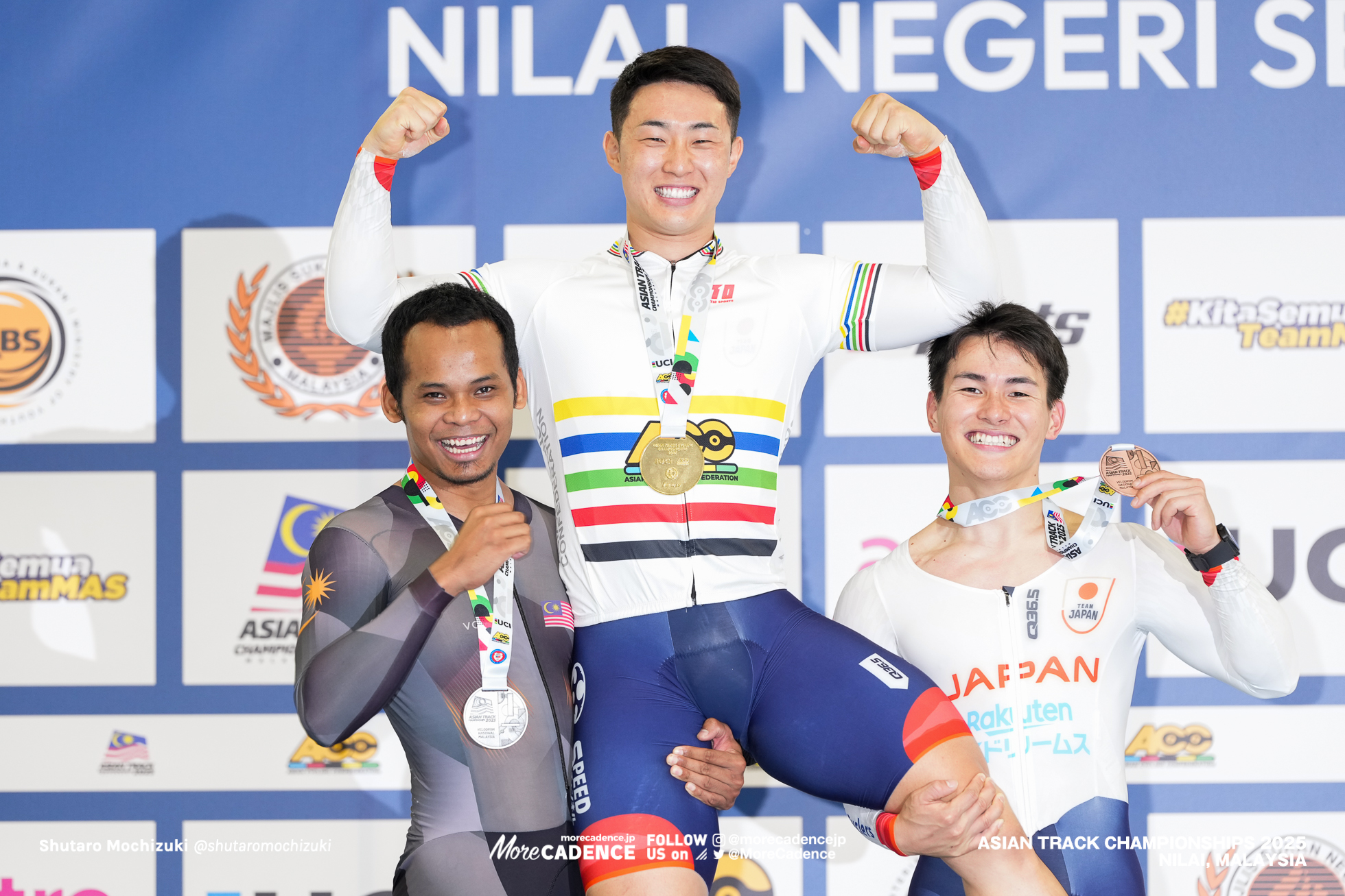 太田海也, OTA Kaiya, 中野慎詞,Nakano Shinji,ムハマド シャー・シャローム,Muhammad Shah Firdaus Sahrom,男子ケイリン , MEN'S Keirin,2025アジア選手権トラック, 2025 ASIAN TRACK CYCLING CHAMPIONSHIPS, Nilai, Malaysia