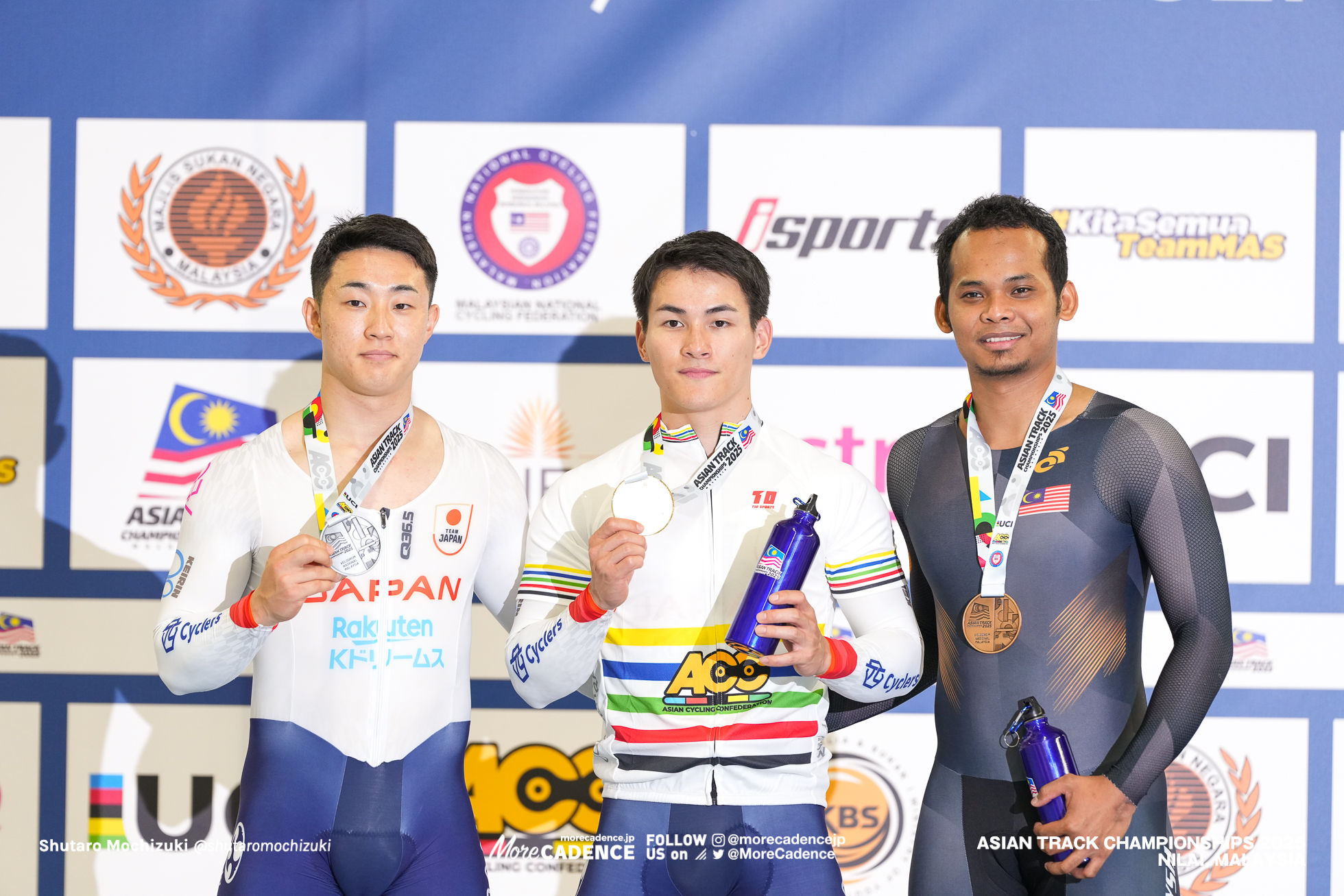 太田海也, OTA Kaiya, 中野慎詞,Nakano Shinji, ムハマド シャー・シャローム,Muhammad Shah Firdaus Sahrom,男子スプリント, MEN'S Sprint Qualification 200mFTT, 2025アジア選手権トラック, 2025 ASIAN TRACK CYCLING CHAMPIONSHIPS, Nilai, Malaysia