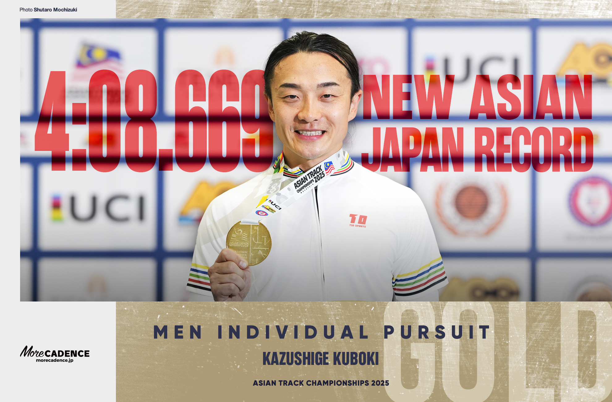 窪木一茂, KUBOKI Kazushige,男子個人パシュート, MEN'S Individual Pursuit Final for Gold, 2025アジア選手権トラック, 2025 ASIAN TRACK CYCLING CHAMPIONSHIPS, Nilai, Malaysia