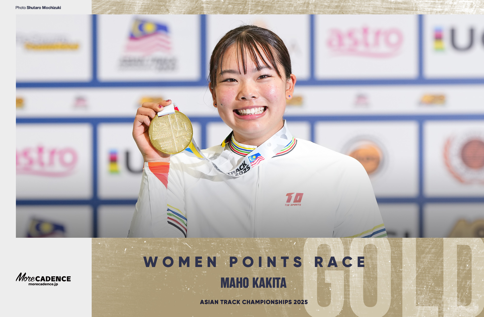 垣田真穂, KAKITA Maho, 女子ポイントレース, WOMEN'S Points Race,2025アジア選手権トラック, 2025 ASIAN TRACK CYCLING CHAMPIONSHIPS, Nilai, Malaysia