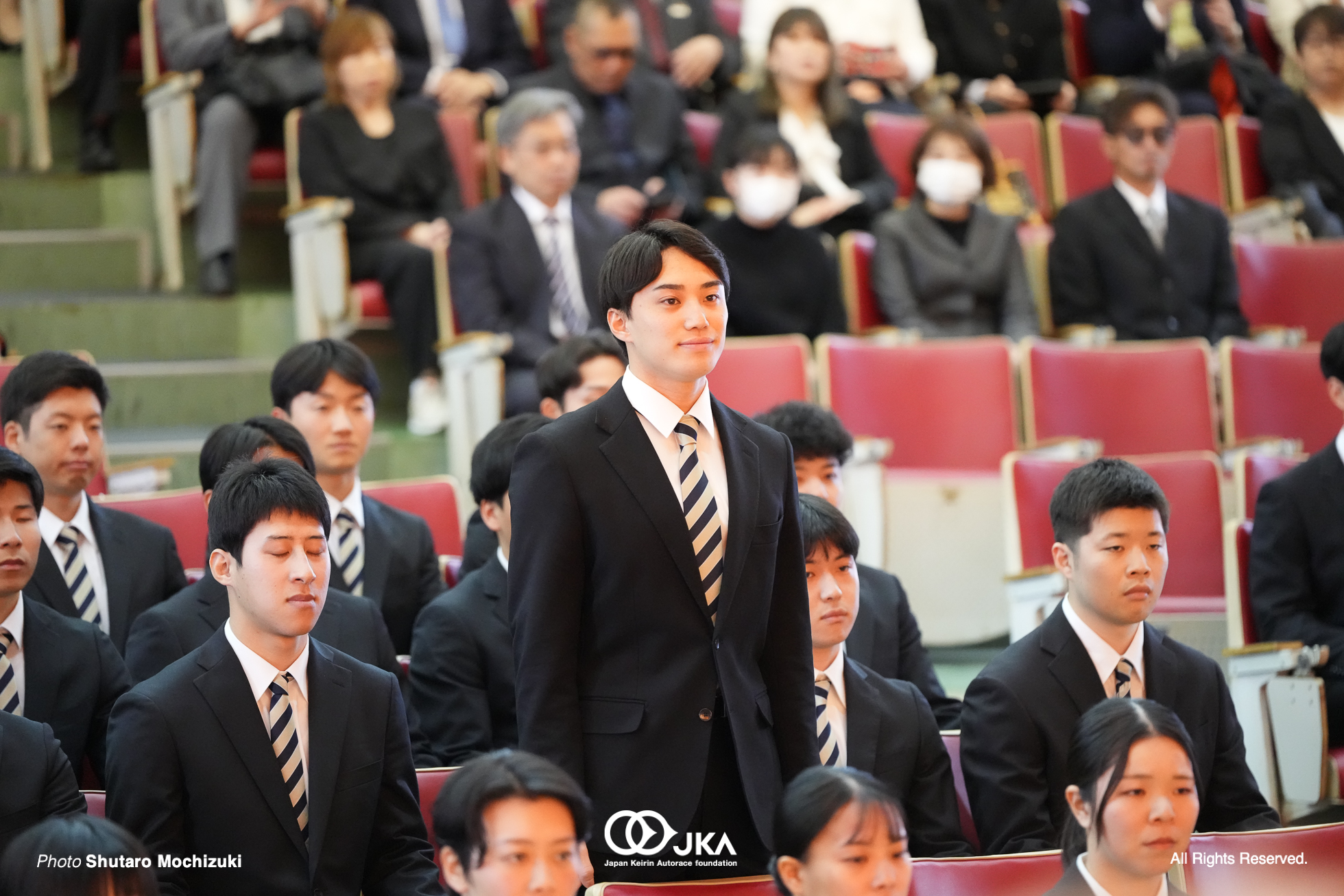 野中龍之介, 競輪選手養成所 第127・128回生 卒業式