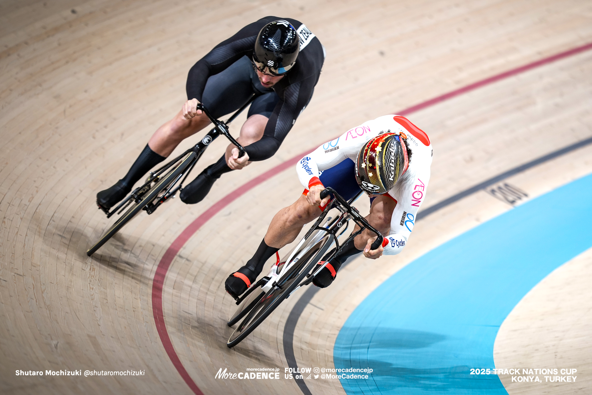 サム・デイキン,Sam Dakin,山﨑賢人, YAMASAKI Kento,男子スプリント, MEN'S Sprint Qualification 200mFTT,2025トラックネーションズカップ トルコ・コンヤ, 2024 UCI TRACK NATIONS CUP Konya, TUR,