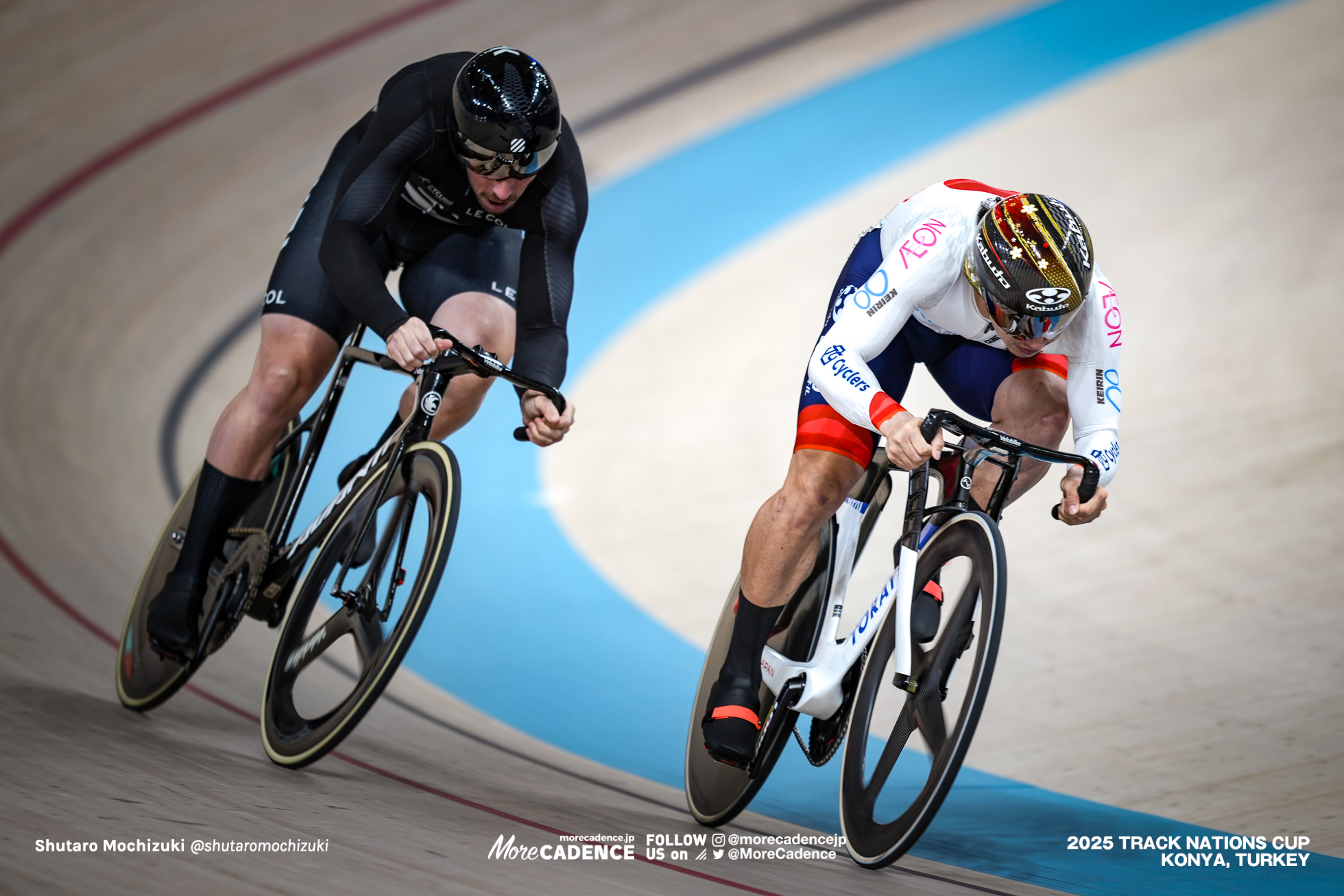 サム・デイキン,Sam Dakin,山﨑賢人, YAMASAKI Kento,男子スプリント, MEN'S Sprint Qualification 200mFTT,2025トラックネーションズカップ トルコ・コンヤ, 2024 UCI TRACK NATIONS CUP Konya, TUR,