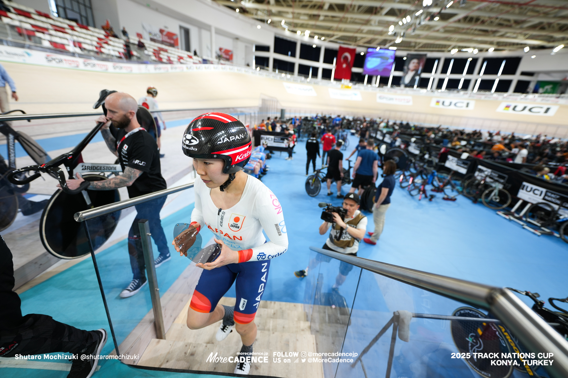 酒井亜樹, SAKAI Aki,女子チームスプリント, WOMEN'S Team Sprint Qualification, 2025トラックネーションズカップ トルコ・コンヤ, 2024 UCI TRACK NATIONS CUP Konya, TUR,