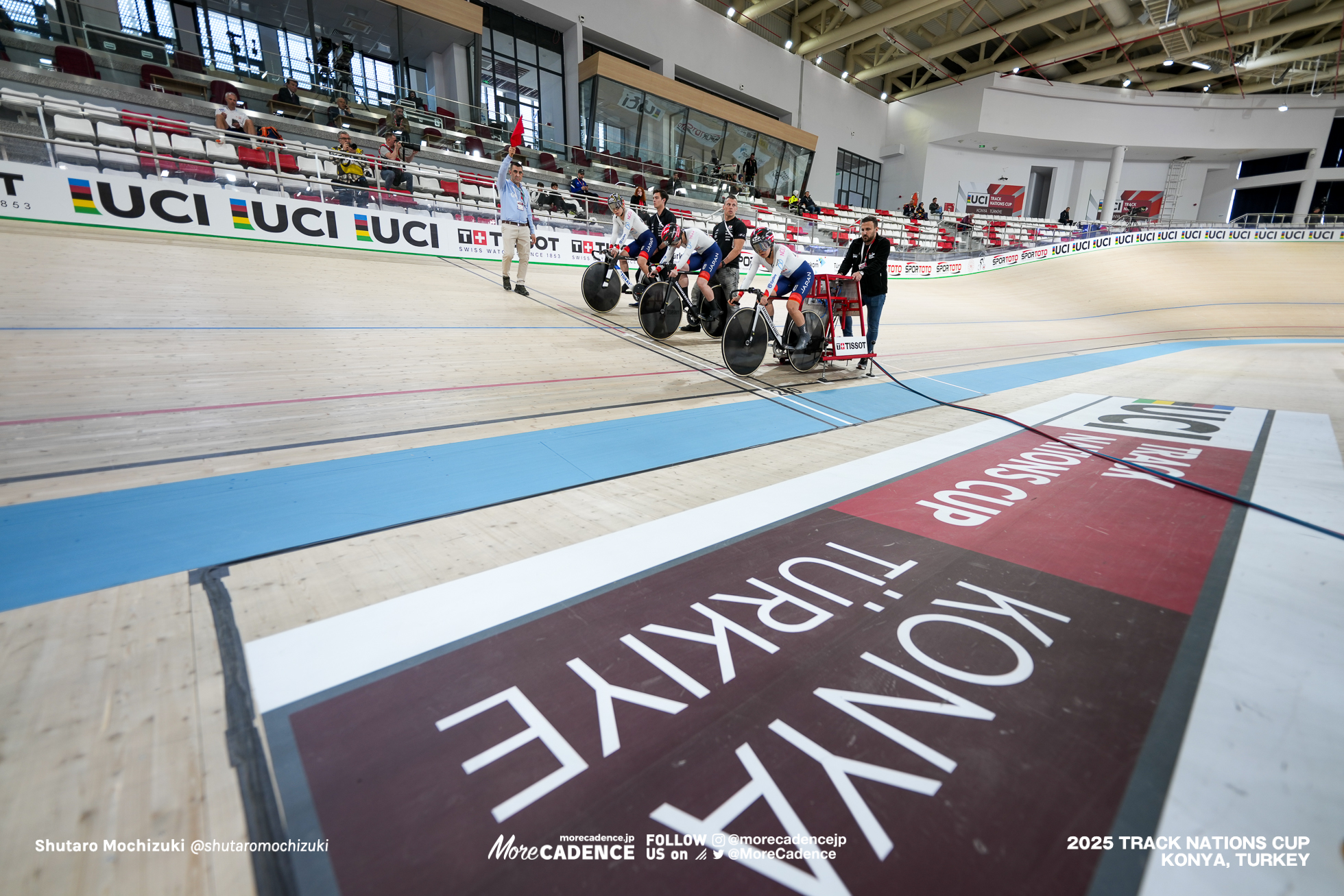 酒井亜樹, SAKAI Aki, 佐藤水菜, SATO MINA, 仲澤春香, Nakazawa Haruka 女子チームスプリント, WOMEN'S Team Sprint Qualification, 2025トラックネーションズカップ トルコ・コンヤ, 2024 UCI TRACK NATIONS CUP Konya, TUR,