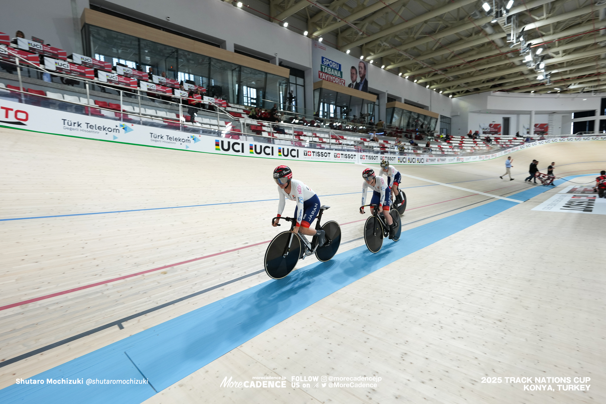 酒井亜樹, SAKAI Aki, 佐藤水菜, SATO MINA, 仲澤春香, Nakazawa Haruka 女子チームスプリント, WOMEN'S Team Sprint Qualification, 2025トラックネーションズカップ トルコ・コンヤ, 2024 UCI TRACK NATIONS CUP Konya, TUR,