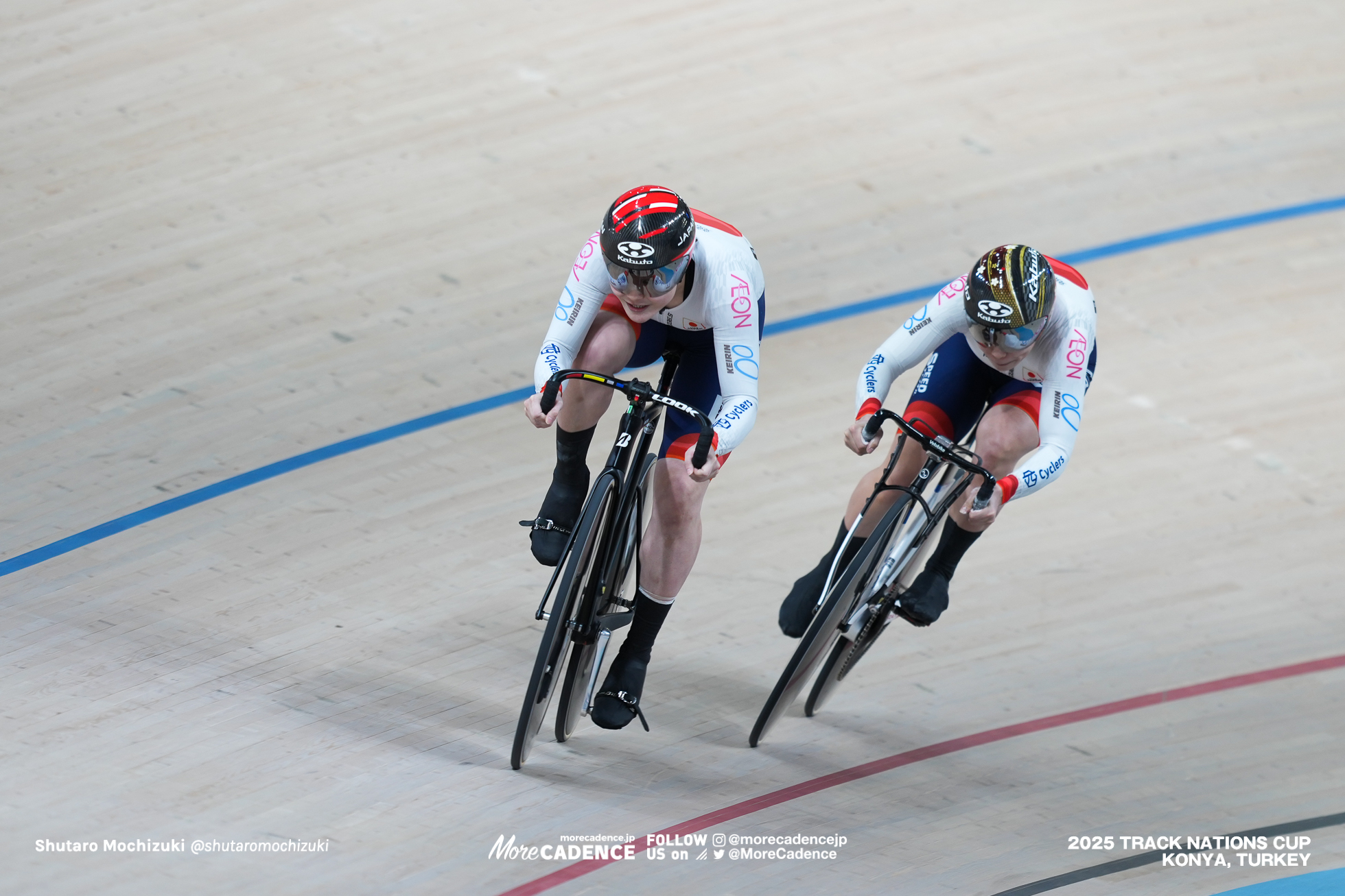 佐藤水菜, SATO MINA, 仲澤春香, Nakazawa Haruka 女子チームスプリント, WOMEN'S Team Sprint Qualification, 2025トラックネーションズカップ トルコ・コンヤ, 2024 UCI TRACK NATIONS CUP Konya, TUR,