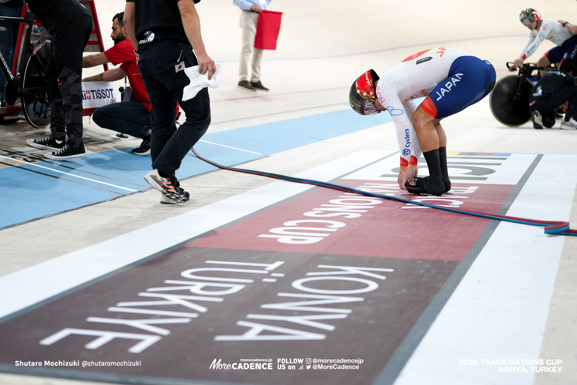 長迫吉拓, NAGASAKO Yoshitaku, 太田海也, OTA Kaiya, 小原佑太 ,Yuta Obara,JPN, 男子チームスプリント,MEN'S Team Sprint Qualification,2025トラックネーションズカップ トルコ・コンヤ, 2024 UCI TRACK NATIONS CUP Konya, TUR,