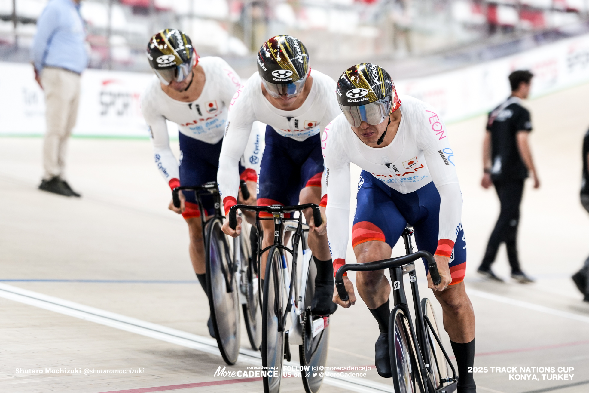 長迫吉拓, NAGASAKO Yoshitaku, 太田海也, OTA Kaiya, 小原佑太 ,Yuta Obara,JPN, 男子チームスプリント,MEN'S Team Sprint Qualification,2025トラックネーションズカップ トルコ・コンヤ, 2024 UCI TRACK NATIONS CUP Konya, TUR,