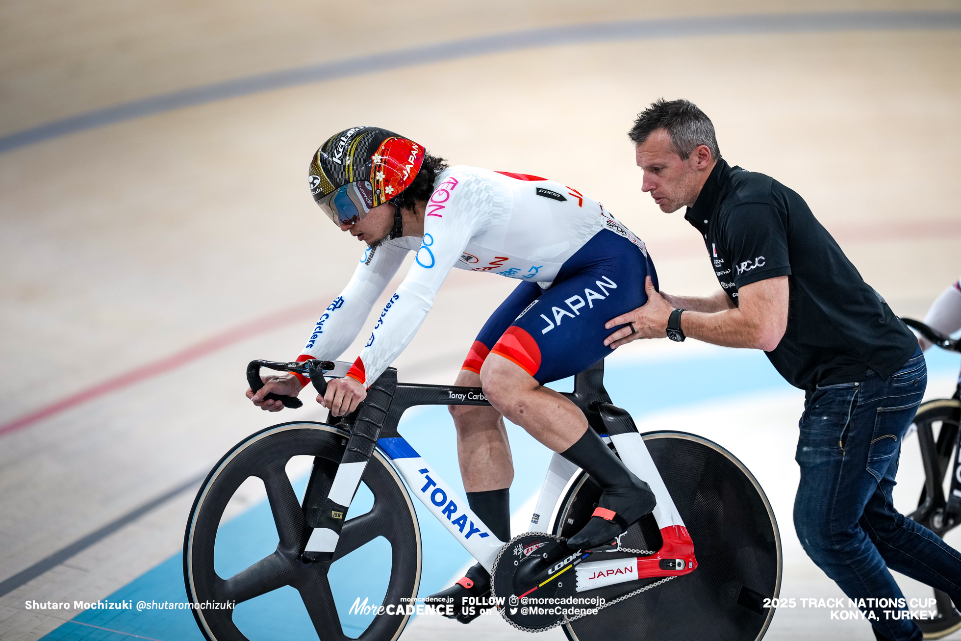 マシュー・リチャードソン,Matthew Richardson,山﨑賢人, YAMASAKI Kento,男子スプリント, MEN'S Sprint Qualification 200mFTT,2025トラックネーションズカップ トルコ・コンヤ, 2024 UCI TRACK NATIONS CUP Konya, TUR,