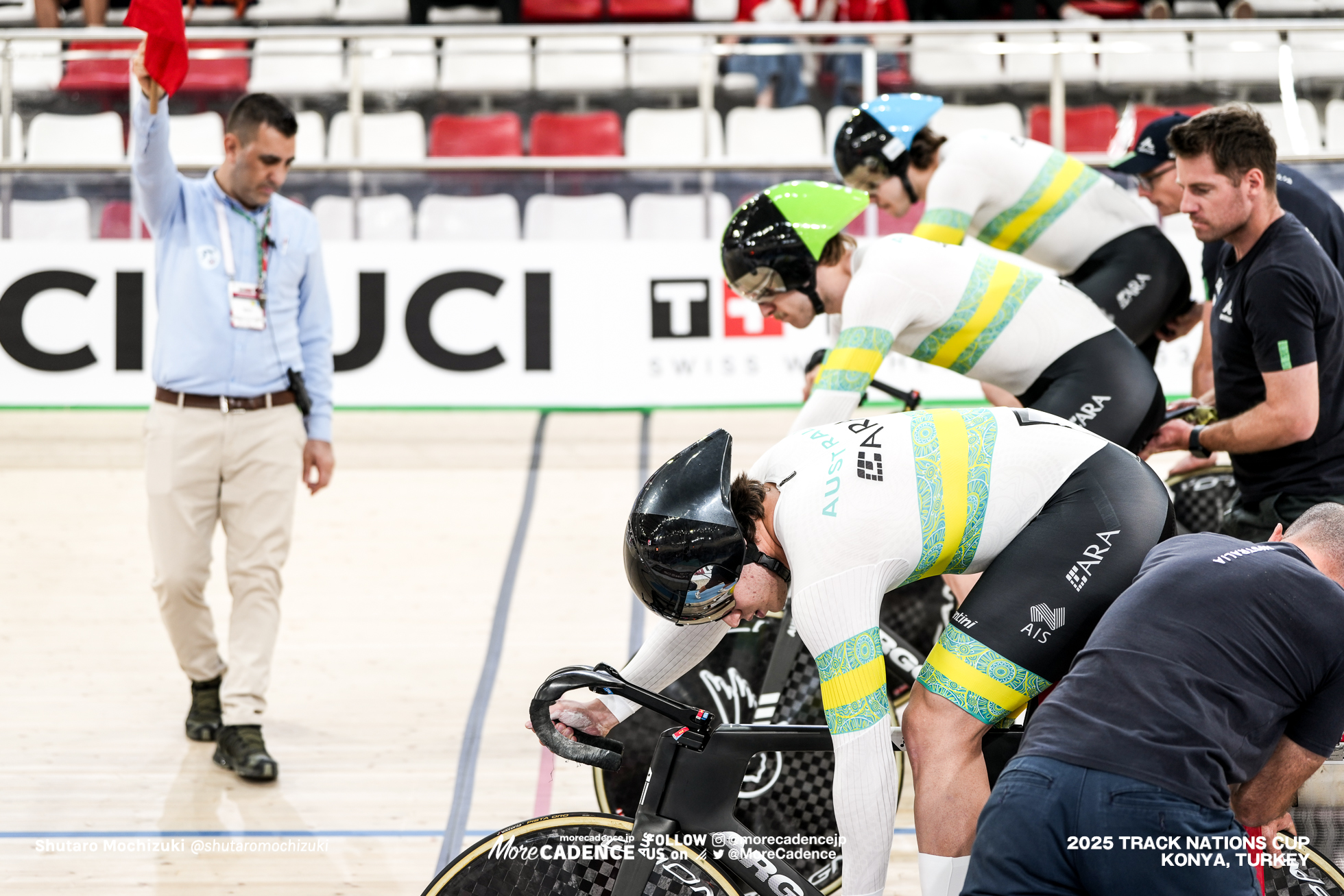 ダニエル・バーバー,Daniel Barber,ライアン・エリオット,Ryan Elliott,レイ・ホフマン,Leigh Hoffman,男子チームスプリント,MEN'S Team Sprint Qualification,2025トラックネーションズカップ トルコ・コンヤ, 2024 UCI TRACK NATIONS CUP Konya, TUR,