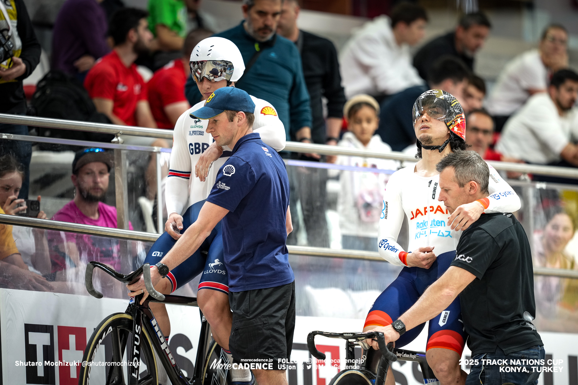 マシュー・リチャードソン,Matthew Richardson,山﨑賢人, YAMASAKI Kento,男子スプリント, MEN'S Sprint Qualification 200mFTT,2025トラックネーションズカップ トルコ・コンヤ, 2024 UCI TRACK NATIONS CUP Konya, TUR,