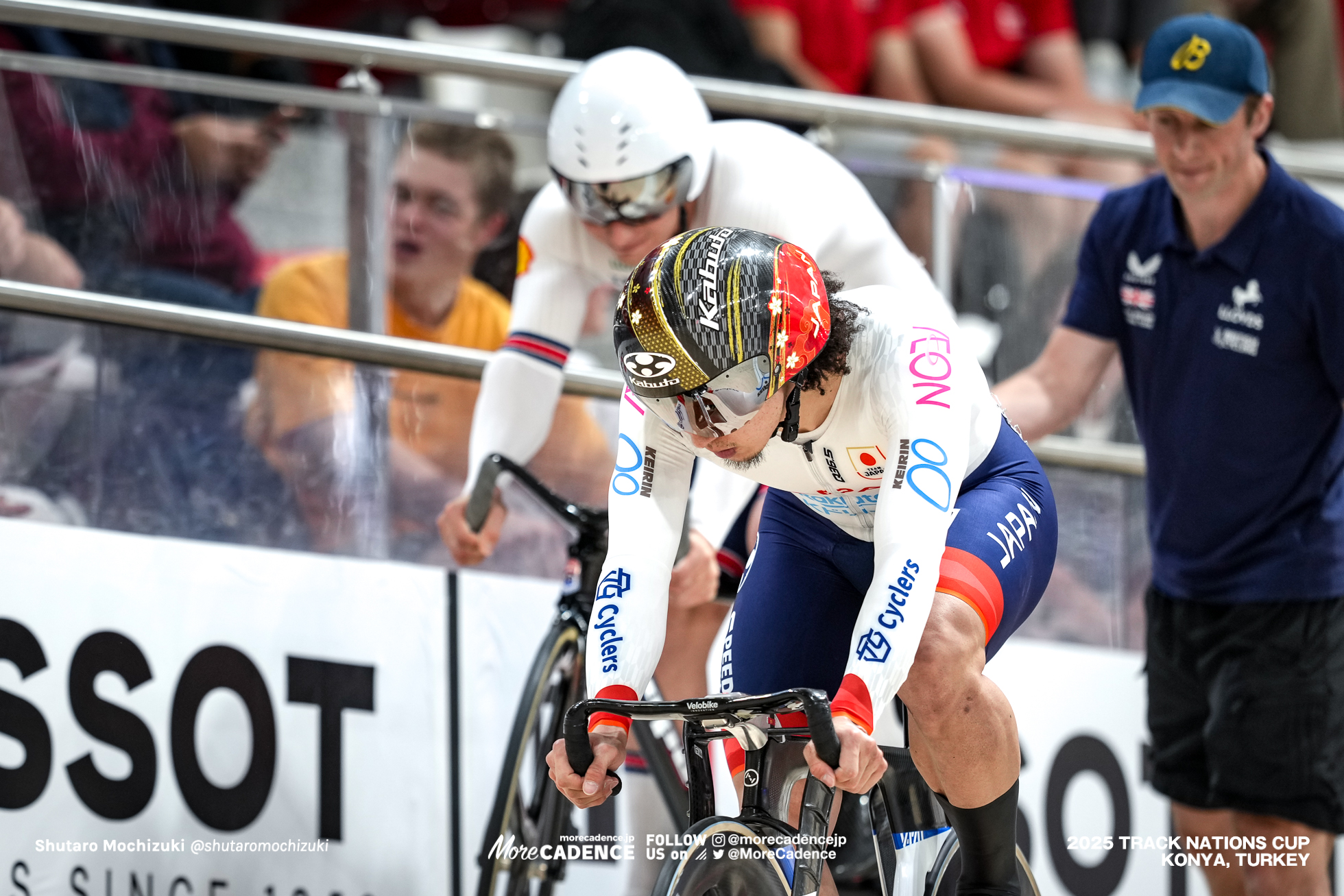 マシュー・リチャードソン,Matthew Richardson,山﨑賢人, YAMASAKI Kento,男子スプリント, MEN'S Sprint Qualification 200mFTT,2025トラックネーションズカップ トルコ・コンヤ, 2024 UCI TRACK NATIONS CUP Konya, TUR,