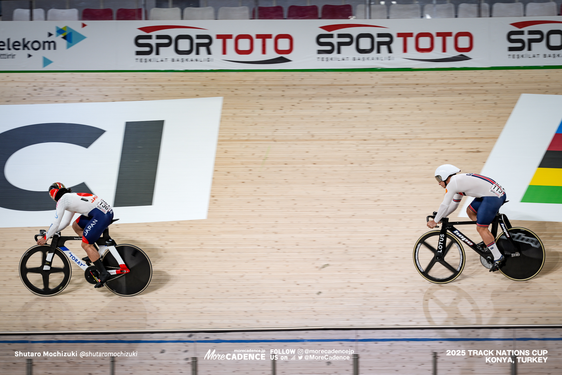 マシュー・リチャードソン,Matthew Richardson,山﨑賢人, YAMASAKI Kento,男子スプリント, MEN'S Sprint Qualification 200mFTT,2025トラックネーションズカップ トルコ・コンヤ, 2024 UCI TRACK NATIONS CUP Konya, TUR,