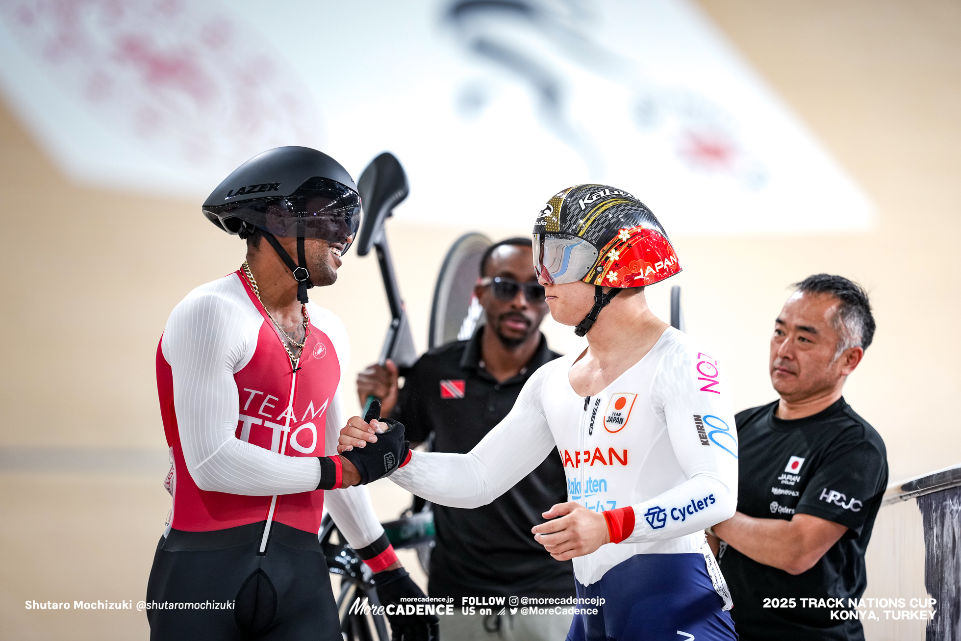 ヌジサネ・フィリップ,Njisane Phillip,中野慎詞,Nakano Shinji,男子スプリント, MEN'S Sprint Qualification 200mFTT,2025トラックネーションズカップ トルコ・コンヤ, 2024 UCI TRACK NATIONS CUP Konya, TUR,