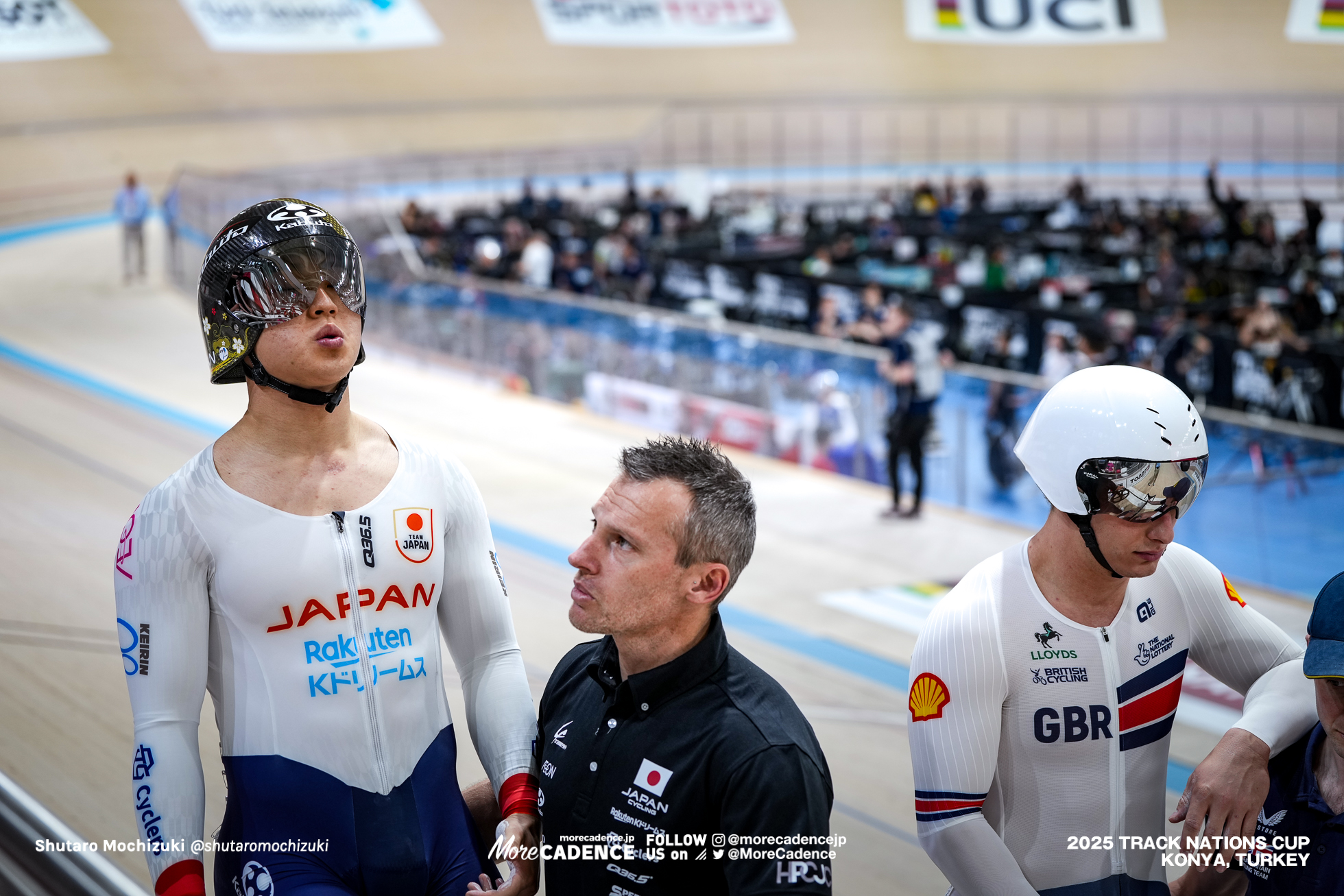 マシュー・リチャードソン,Matthew Richardson,中野慎詞,Nakano Shinji, 男子スプリント, MEN'S Sprint Qualification 200mFTT,2025トラックネーションズカップ トルコ・コンヤ, 2024 UCI TRACK NATIONS CUP Konya, TUR,