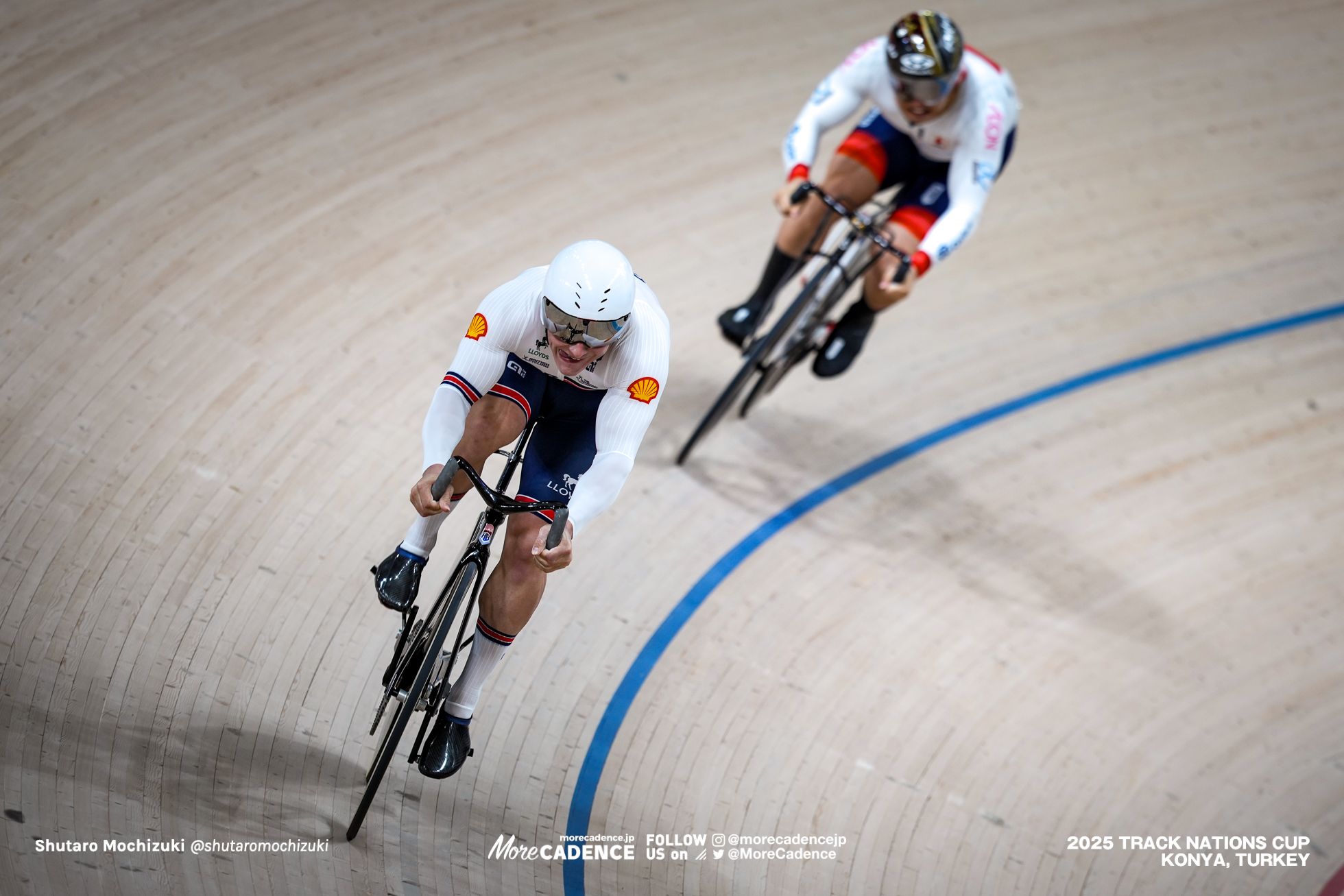 マシュー・リチャードソン,Matthew Richardson,中野慎詞,Nakano Shinji, 男子スプリント, MEN'S Sprint Qualification 200mFTT,2025トラックネーションズカップ トルコ・コンヤ, 2024 UCI TRACK NATIONS CUP Konya, TUR,