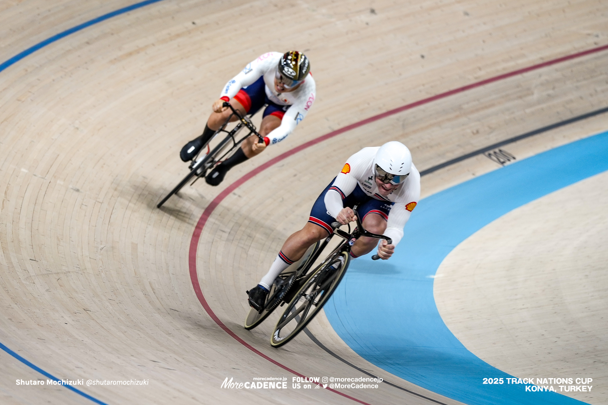 マシュー・リチャードソン,Matthew Richardson,中野慎詞,Nakano Shinji, 男子スプリント, MEN'S Sprint Qualification 200mFTT,2025トラックネーションズカップ トルコ・コンヤ, 2024 UCI TRACK NATIONS CUP Konya, TUR,