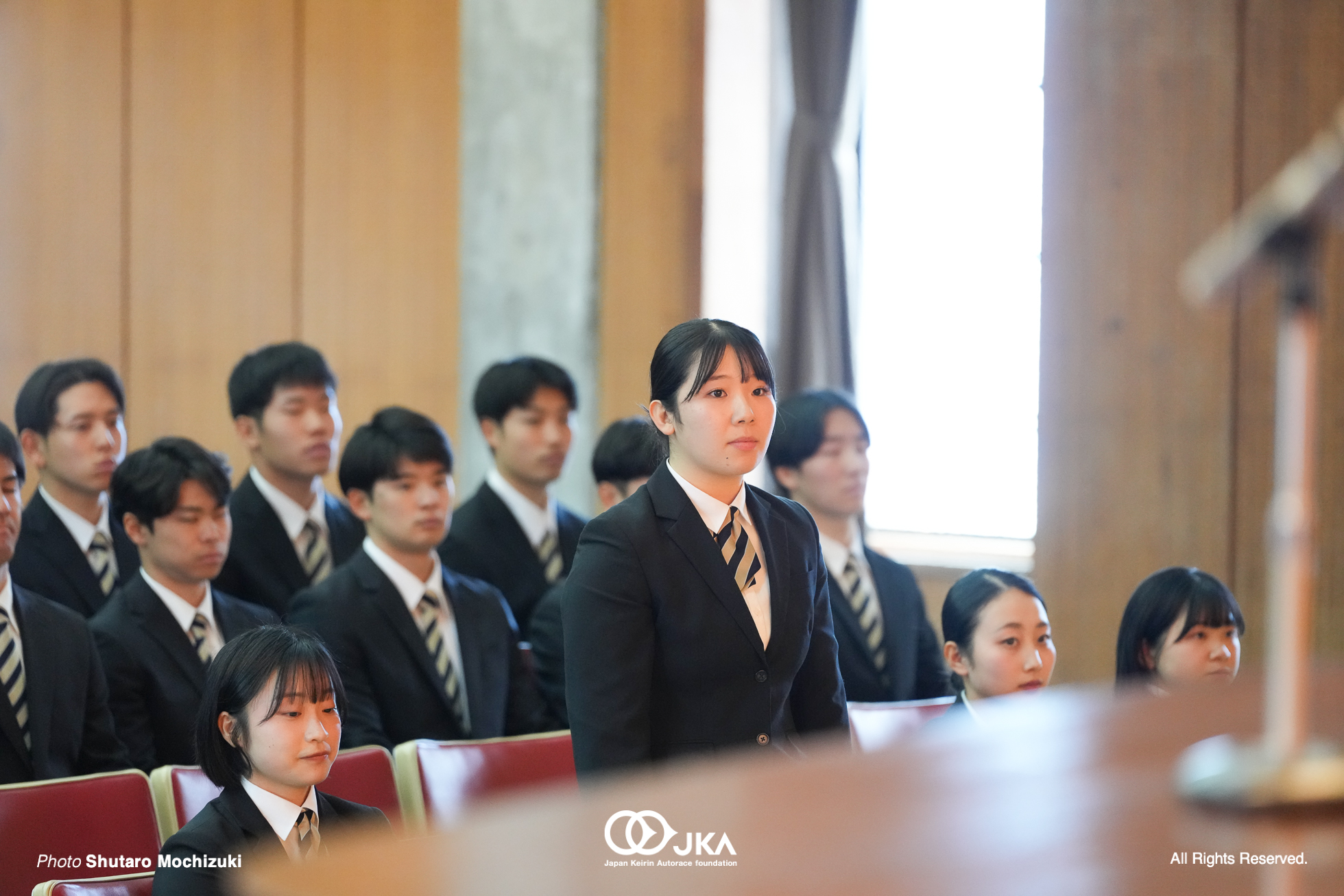 今西瑠花, 競輪選手養成所 第127・128回生 卒業式