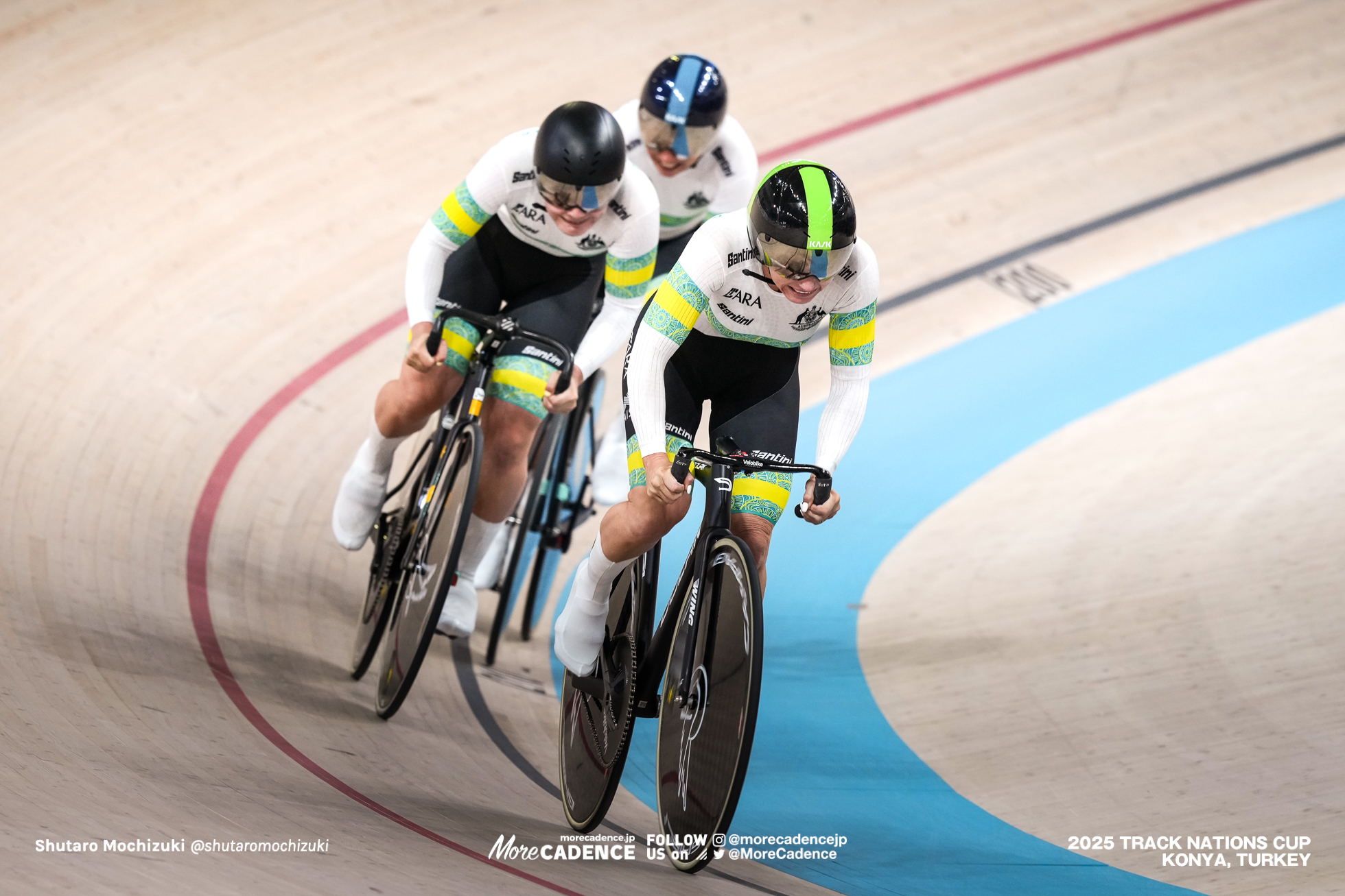 アレシア・マケイグ,Alessia McCaig,クリスティーン・パーキンス,Kristine Perkins,ソフィー・ワッツ,Sophie Watts,女子チームスプリント, WOMEN'S Team Sprint Qualification, 2025トラックネーションズカップ トルコ・コンヤ, 2024 UCI TRACK NATIONS CUP Konya, TUR,