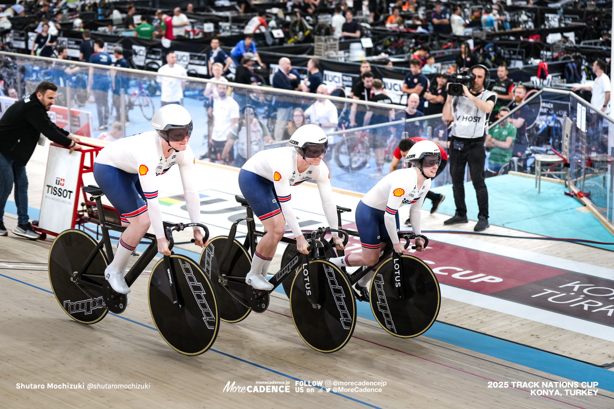 ローレン・ベル,Lauren Bell,ライアン・エドモンズ,Rhian Edmunds,ローリ・トーマス,Lowri Thomas,女子チームスプリント, WOMEN'S Team Sprint Qualification, 2025トラックネーションズカップ トルコ・コンヤ, 2024 UCI TRACK NATIONS CUP Konya, TUR,