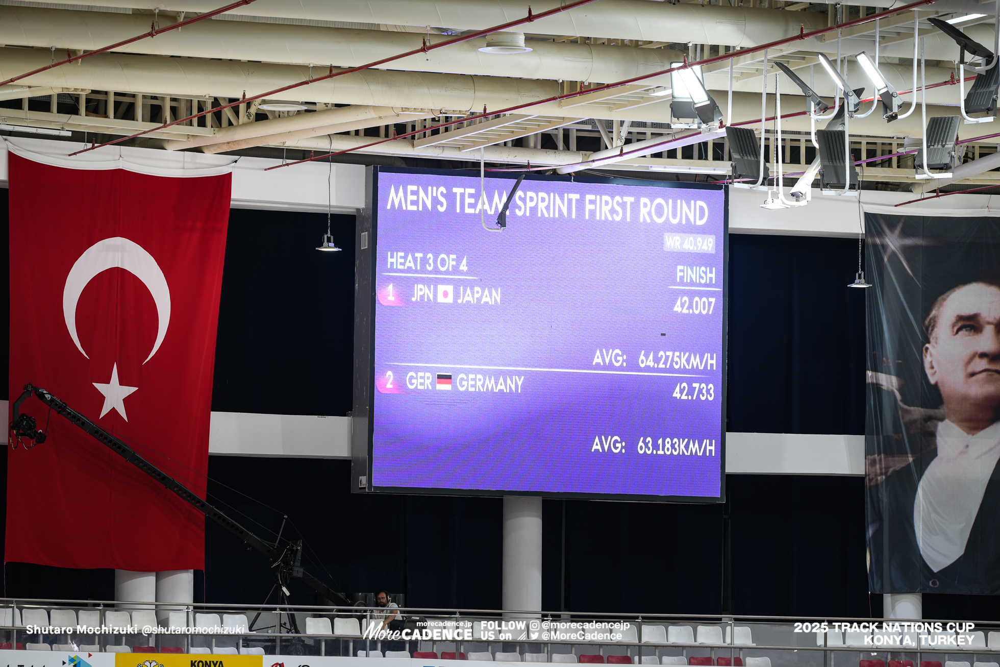 JPN, 男子チームスプリント,MEN'S Team Sprint Qualification,2025トラックネーションズカップ トルコ・コンヤ, 2024 UCI TRACK NATIONS CUP Konya, TUR,