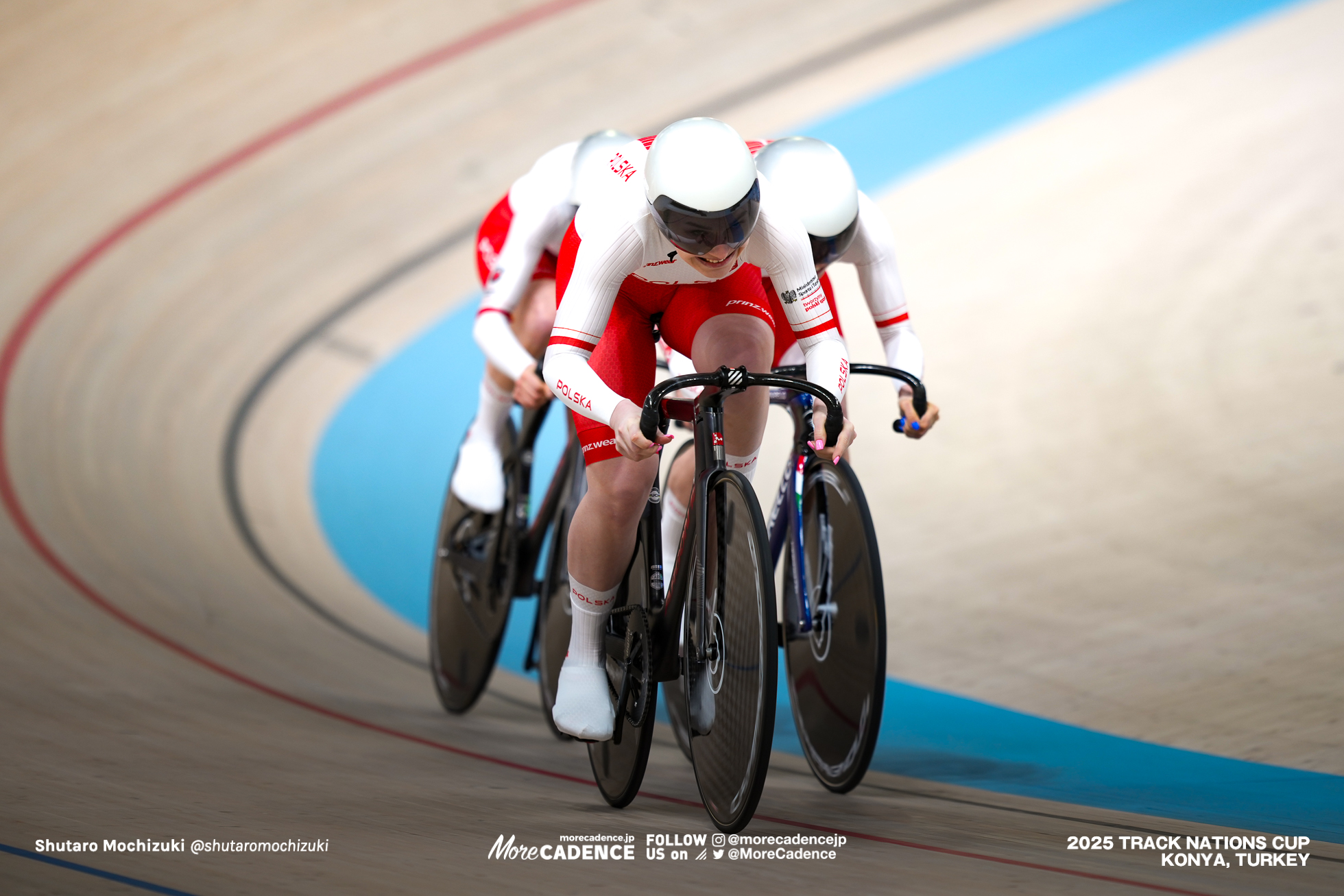 マルレーナ・カルワッカ,Marlena Karwacka,ウルスラ・ロス,Urszula Los,ニコラ・シビアック,Nikola Sibiak,女子チームスプリント, WOMEN'S Team Sprint Qualification, 2025トラックネーションズカップ トルコ・コンヤ, 2024 UCI TRACK NATIONS CUP Konya, TUR,