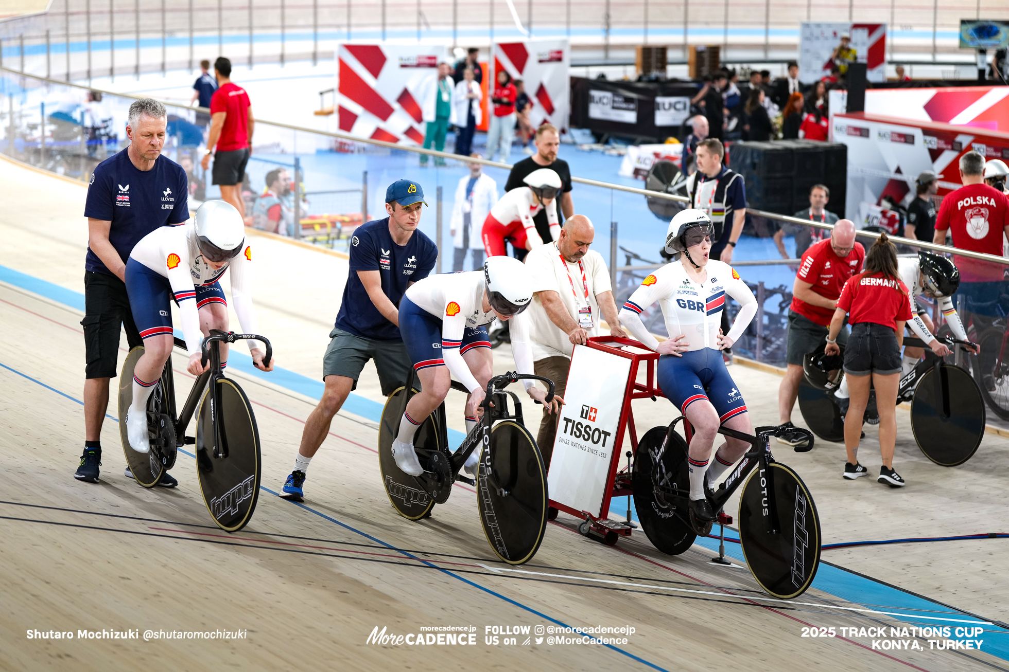 ローレン・ベル,Lauren Bell,ライアン・エドモンズ,Rhian Edmunds,ローリ・トーマス,Lowri Thomas,女子チームスプリント, WOMEN'S Team Sprint Qualification, 2025トラックネーションズカップ トルコ・コンヤ, 2024 UCI TRACK NATIONS CUP Konya, TUR,