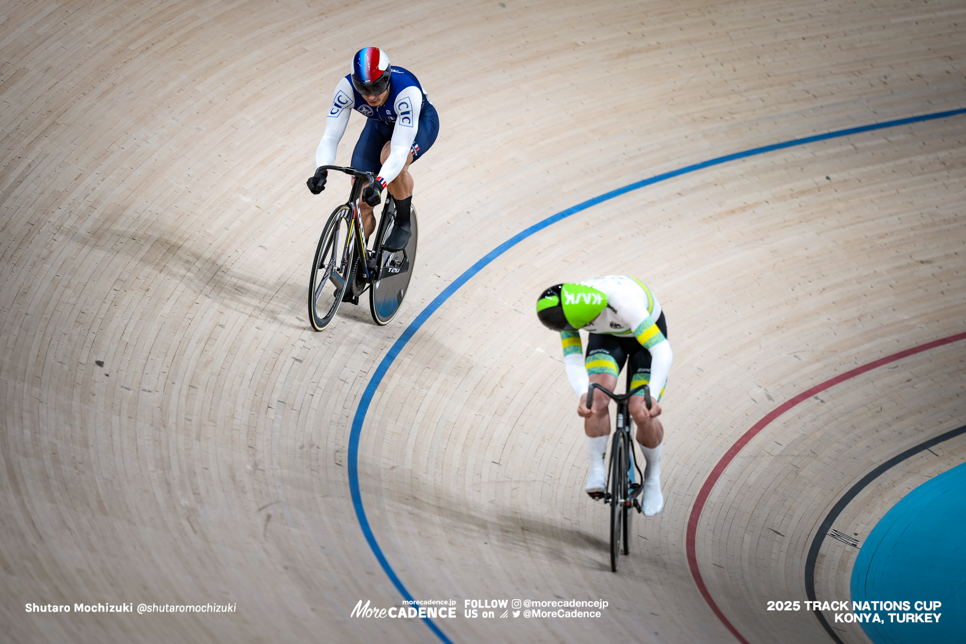 ライアン・エラル,Rayan Helal,レイ・ホフマン,Leigh Hoffman,男子スプリント, MEN'S Sprint Qualification 200mFTT,2025トラックネーションズカップ トルコ・コンヤ, 2024 UCI TRACK NATIONS CUP Konya, TUR,