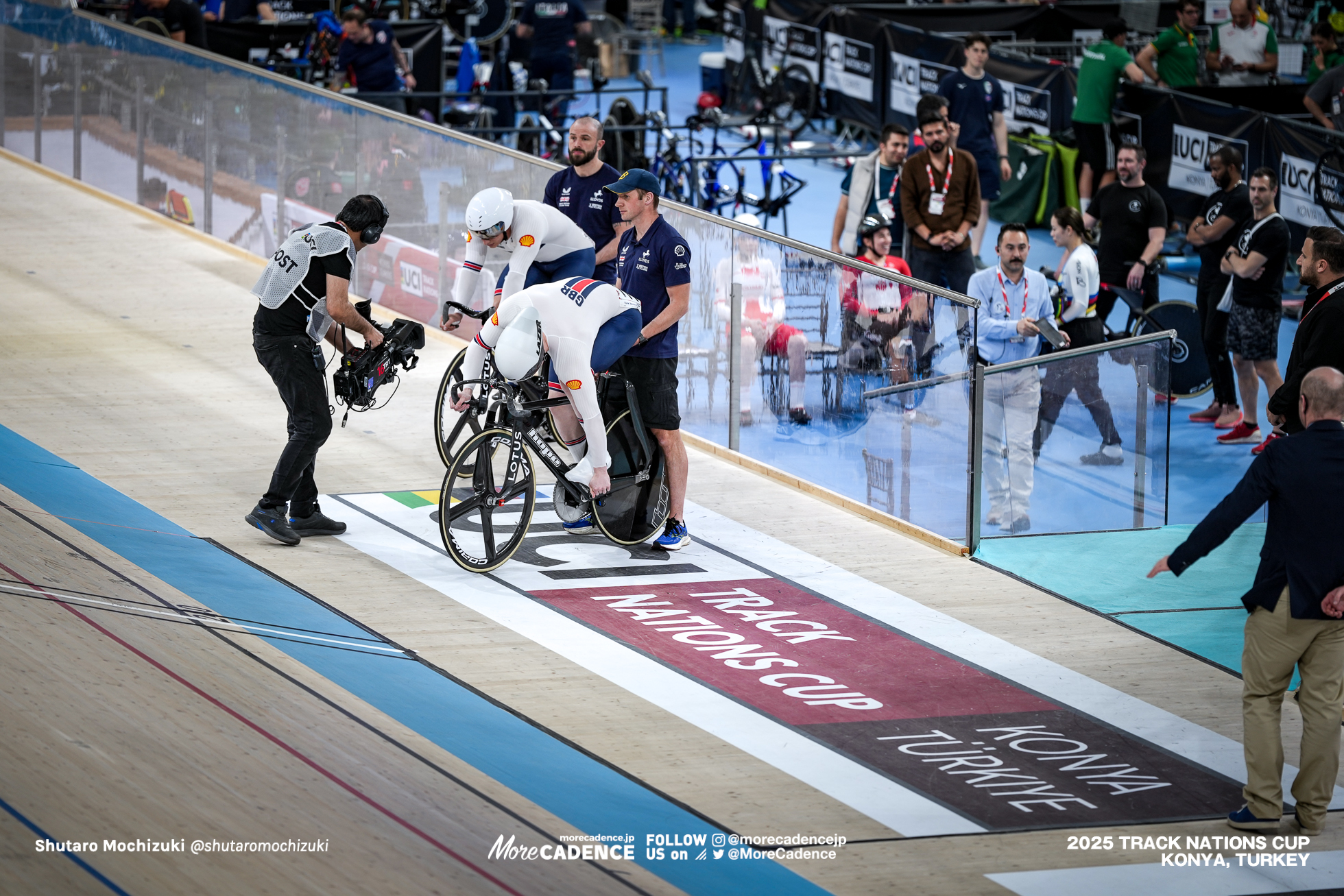 マシュー・リチャードソン,Matthew Richardson,ハリー・レンディンガム ホーン,Harry Ledingham-Horn,男子スプリント, MEN'S Sprint Qualification 200mFTT,2025トラックネーションズカップ トルコ・コンヤ, 2024 UCI TRACK NATIONS CUP Konya, TUR,