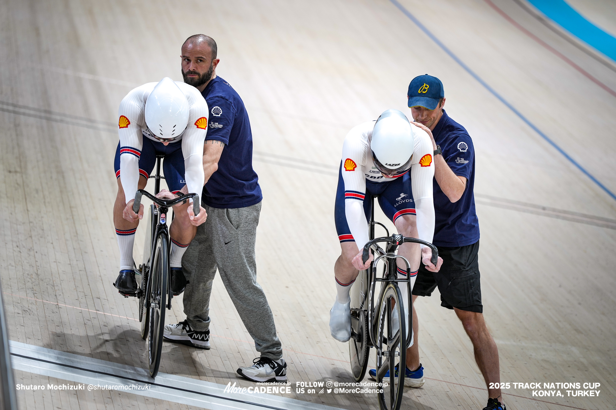 マシュー・リチャードソン,Matthew Richardson,ハリー・レンディンガム ホーン,Harry Ledingham-Horn,男子スプリント, MEN'S Sprint Qualification 200mFTT,2025トラックネーションズカップ トルコ・コンヤ, 2024 UCI TRACK NATIONS CUP Konya, TUR,