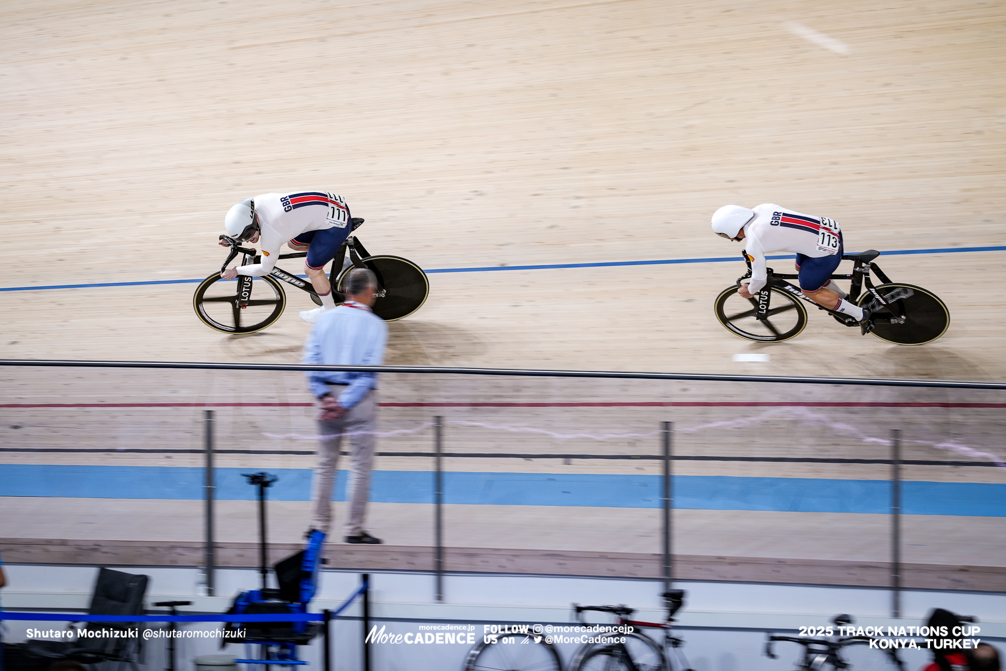 マシュー・リチャードソン,Matthew Richardson,ハリー・レンディンガム ホーン,Harry Ledingham-Horn,男子スプリント, MEN'S Sprint Qualification 200mFTT,2025トラックネーションズカップ トルコ・コンヤ, 2024 UCI TRACK NATIONS CUP Konya, TUR,