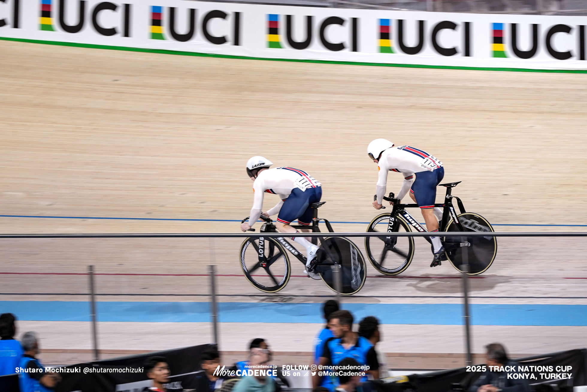 マシュー・リチャードソン,Matthew Richardson,ハリー・レンディンガム ホーン,Harry Ledingham-Horn,男子スプリント, MEN'S Sprint Qualification 200mFTT,2025トラックネーションズカップ トルコ・コンヤ, 2024 UCI TRACK NATIONS CUP Konya, TUR,