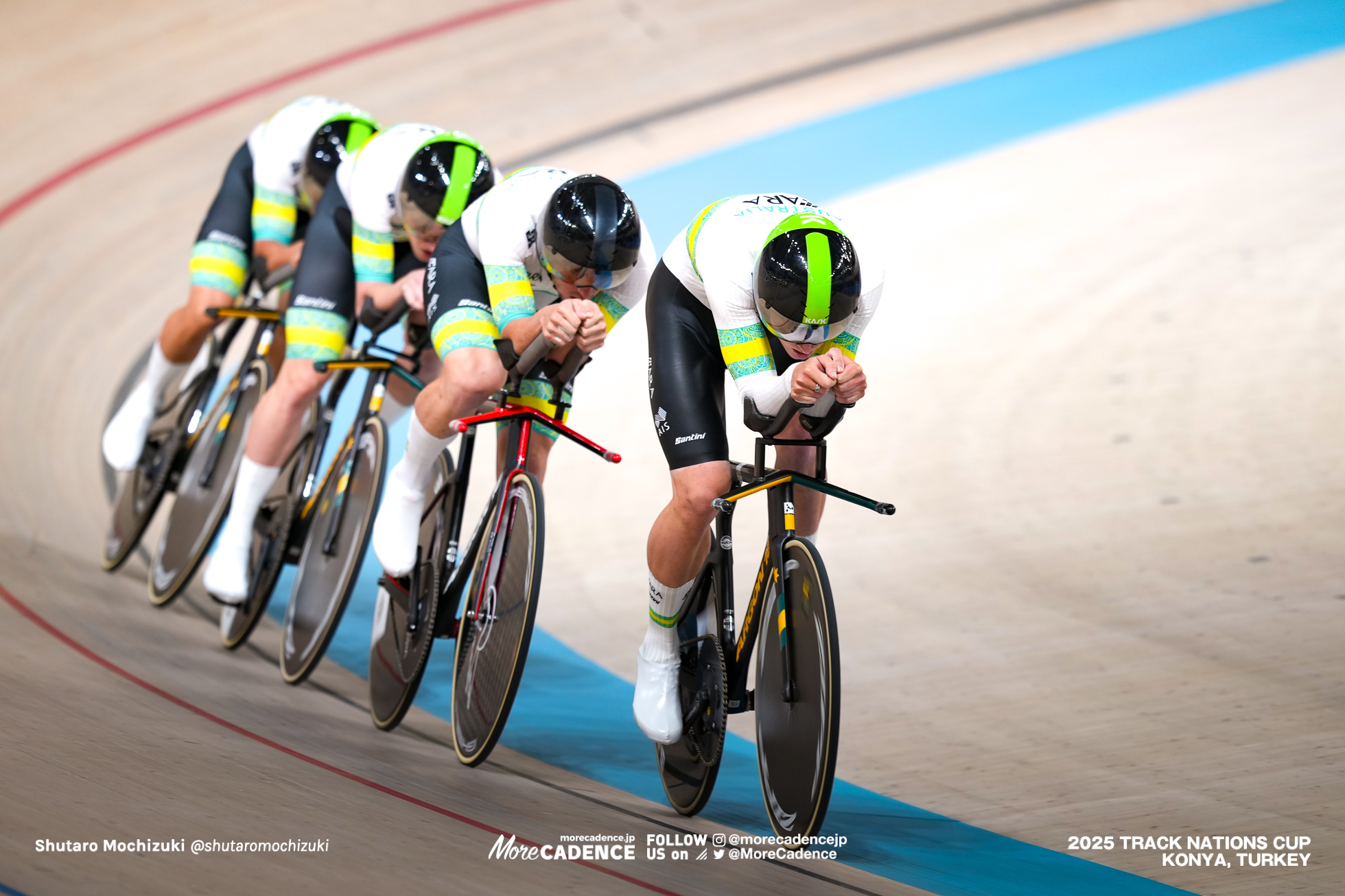 リアム・ウォルシュ,Liam Walsh,ブレイク・アニョレット,Blake Agnoletto,ジョシュ・ダフィー,Josh Duffy,男子チームパシュート, MEN'S Team Pursuit Qualification, 2025トラックネーションズカップ トルコ・コンヤ, 2024 UCI TRACK NATIONS CUP Konya, TUR,