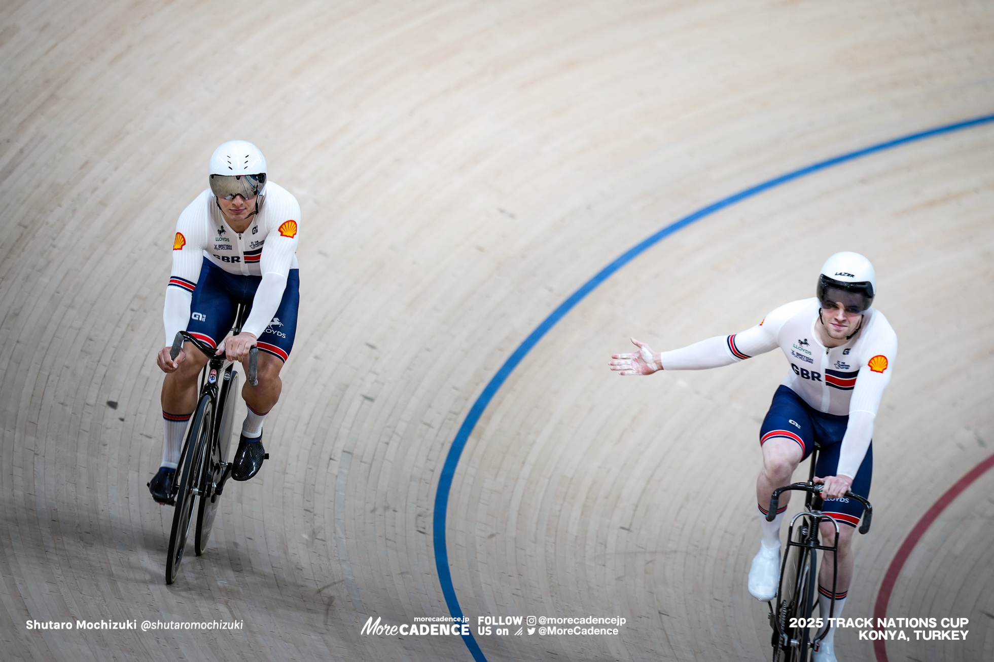 マシュー・リチャードソン,Matthew Richardson,ハリー・レンディンガム ホーン,Harry Ledingham-Horn,男子スプリント, MEN'S Sprint Qualification 200mFTT,2025トラックネーションズカップ トルコ・コンヤ, 2024 UCI TRACK NATIONS CUP Konya, TUR,