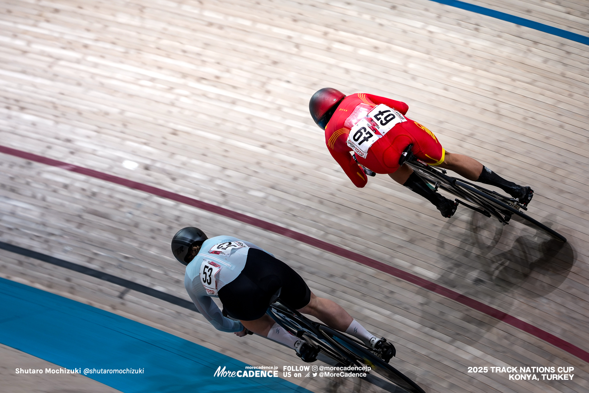 苑丽颖 ユアン・リイン,Yuan Liying,アリナ・リシェンコ,Alina Lysenko,女子スプリント, WOMEN'S Sprint Qualification 200mFTT,2025トラックネーションズカップ トルコ・コンヤ, 2024 UCI TRACK NATIONS CUP Konya, TUR,